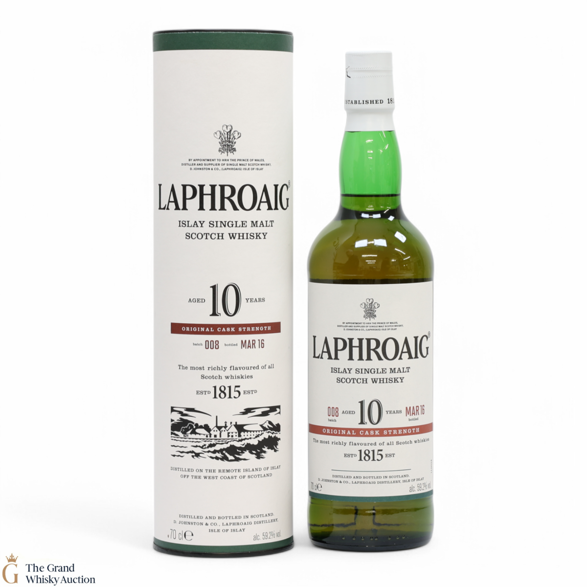 Laphroaig - 10 Year Old - Original Cask Strength Batch #008