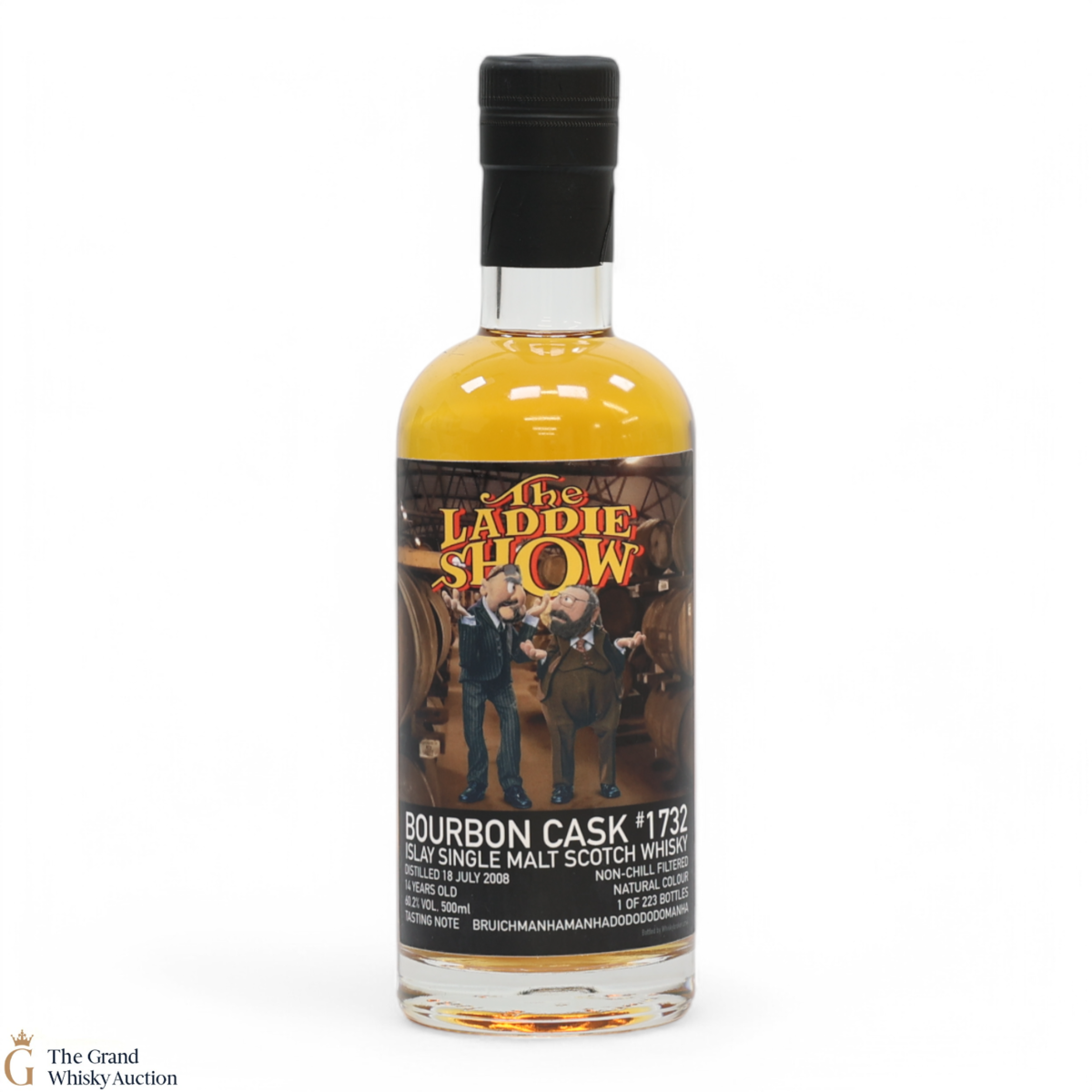 Bruichladdich - 14 Year Old 2008 - Bourbon Cask #1732 - The Laddie Show (50cl)