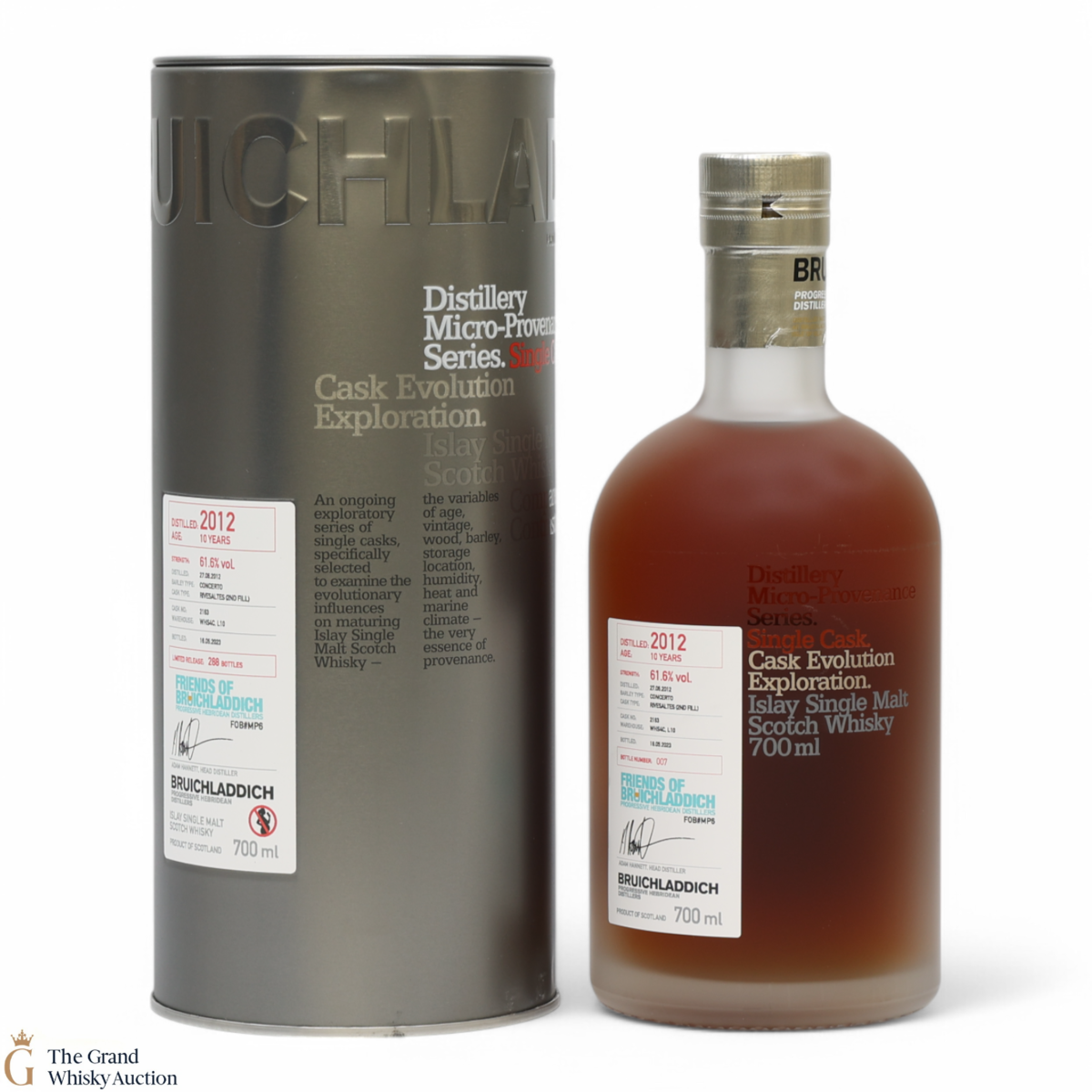 Bruichladdich - 10 Year Old 2012 - Micro Provenance #2163