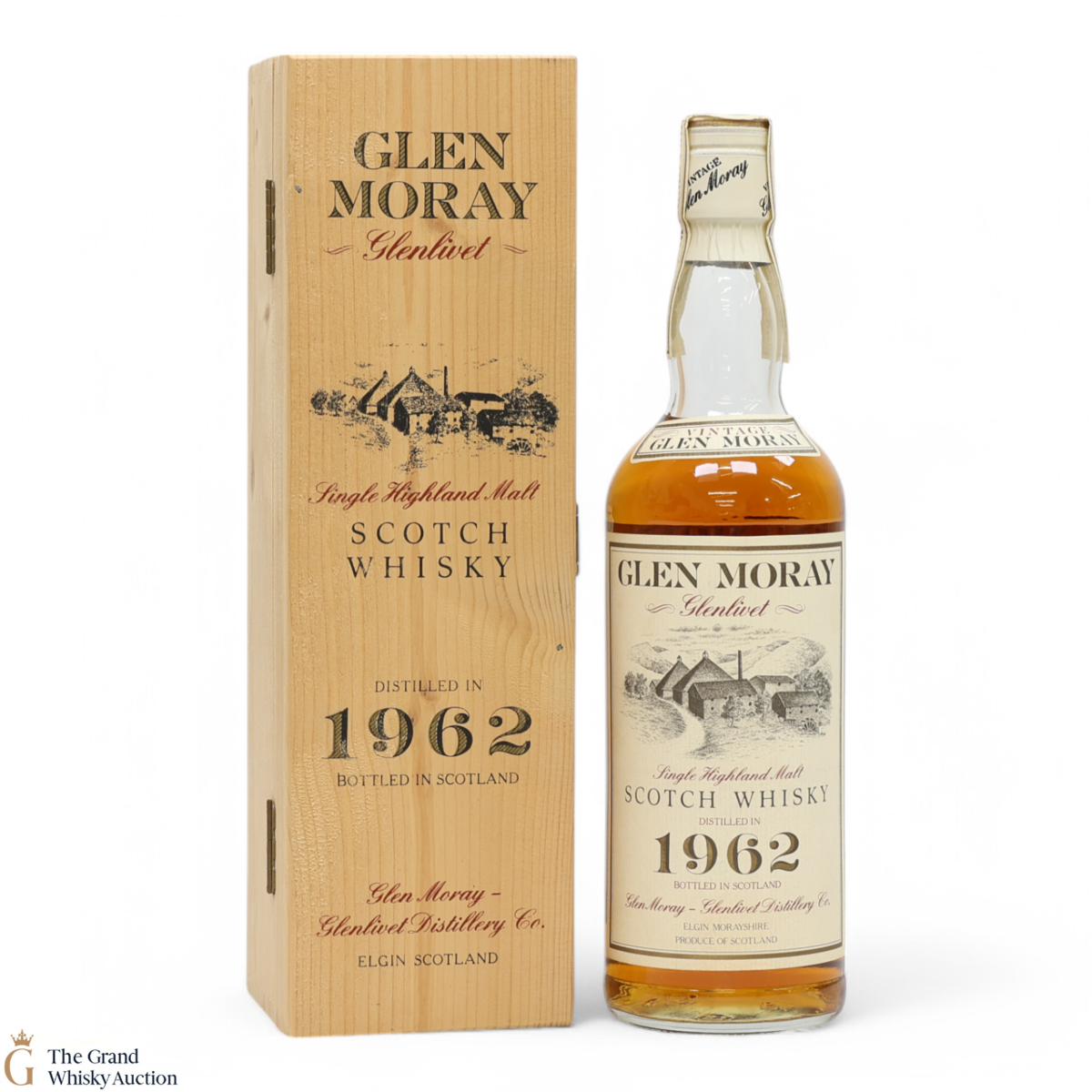 Glen Moray-Glenlivet - 24 Year Old 1962 - Vintage (75cl)