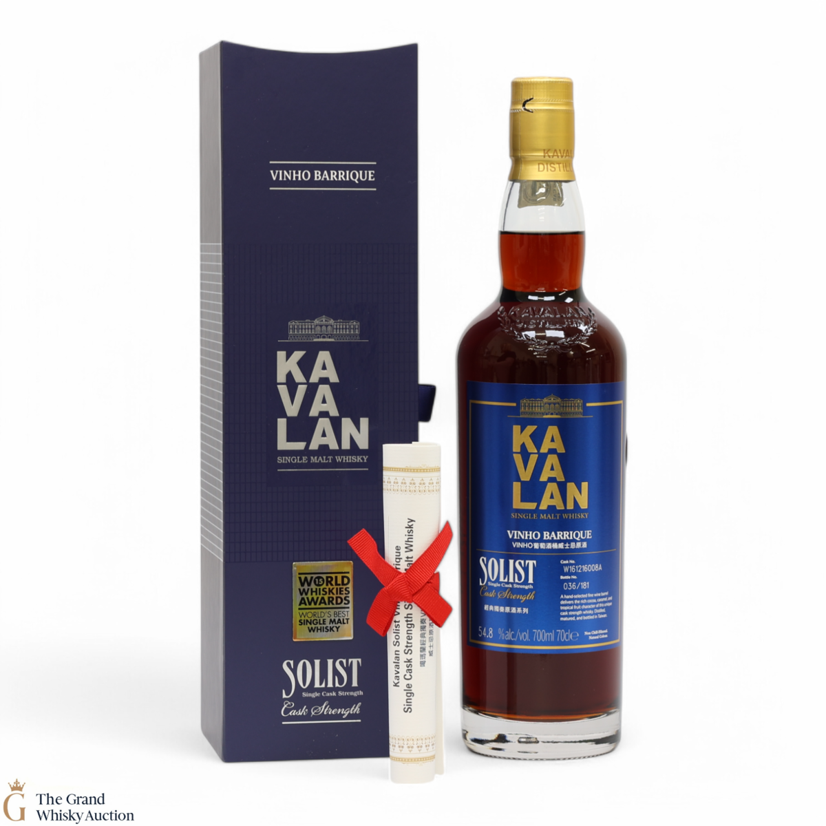 Kavalan - Solist Cask Strength - Vinho Barrique 54.8%