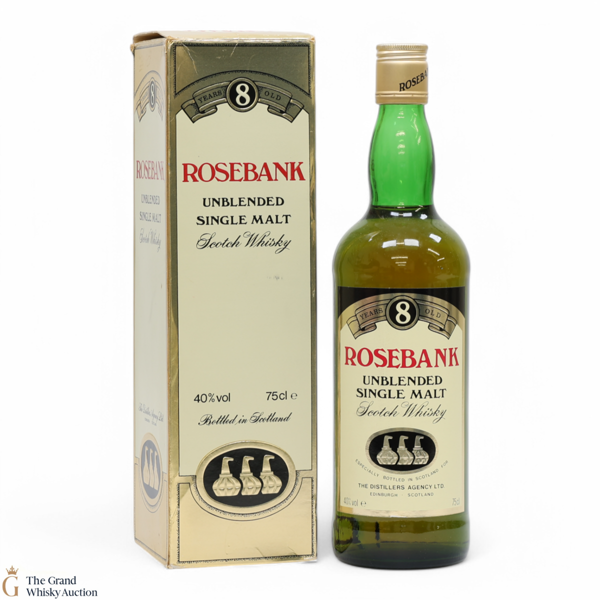 Rosebank - 8 Year Old - Unblended Single Malt 1980s (75cl)