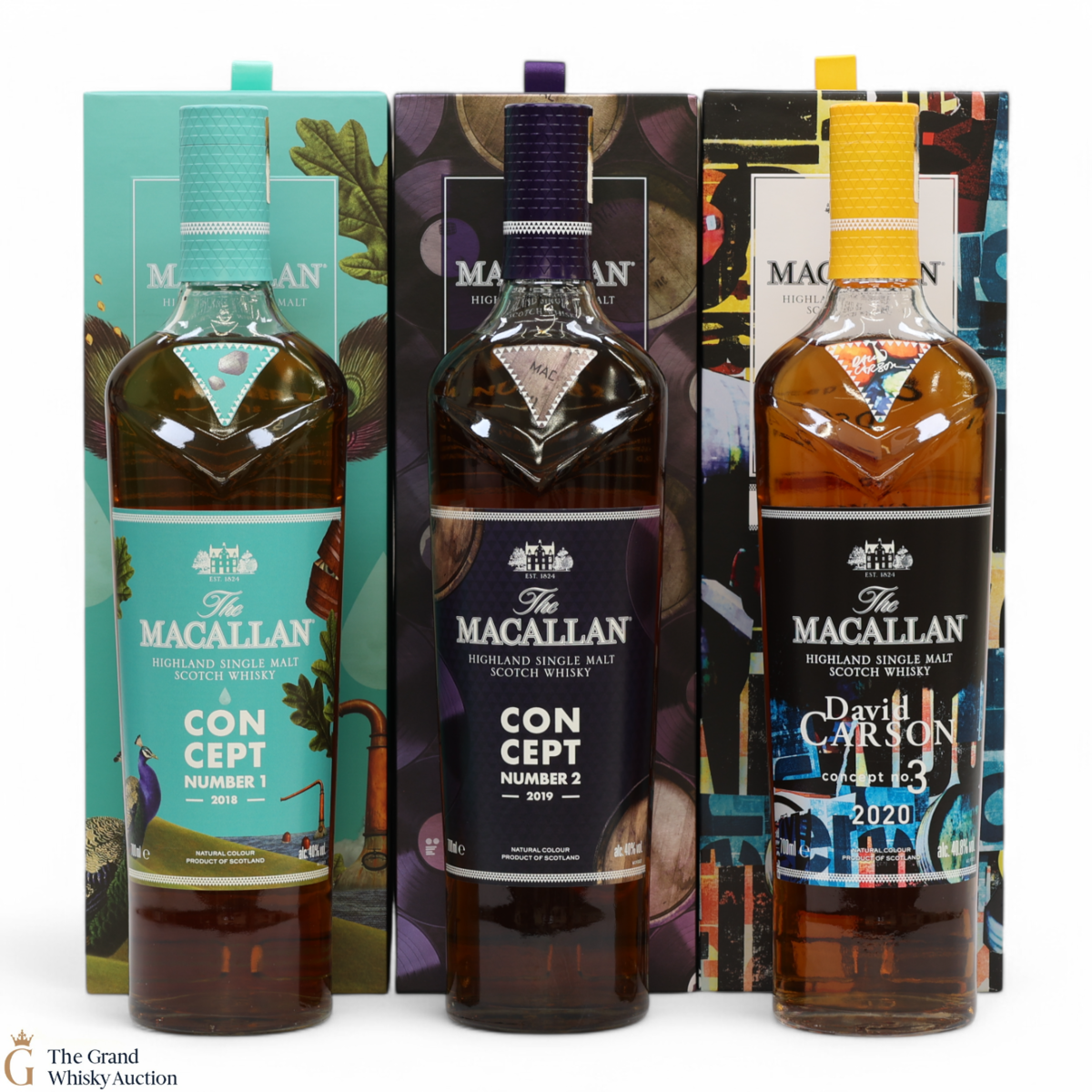 Macallan - Concept No.1, No.2 + No.3 (3 x 70cl)