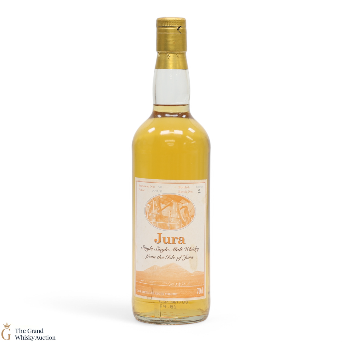 Jura - 12 Year Old 1987 - Private Hogshead #539