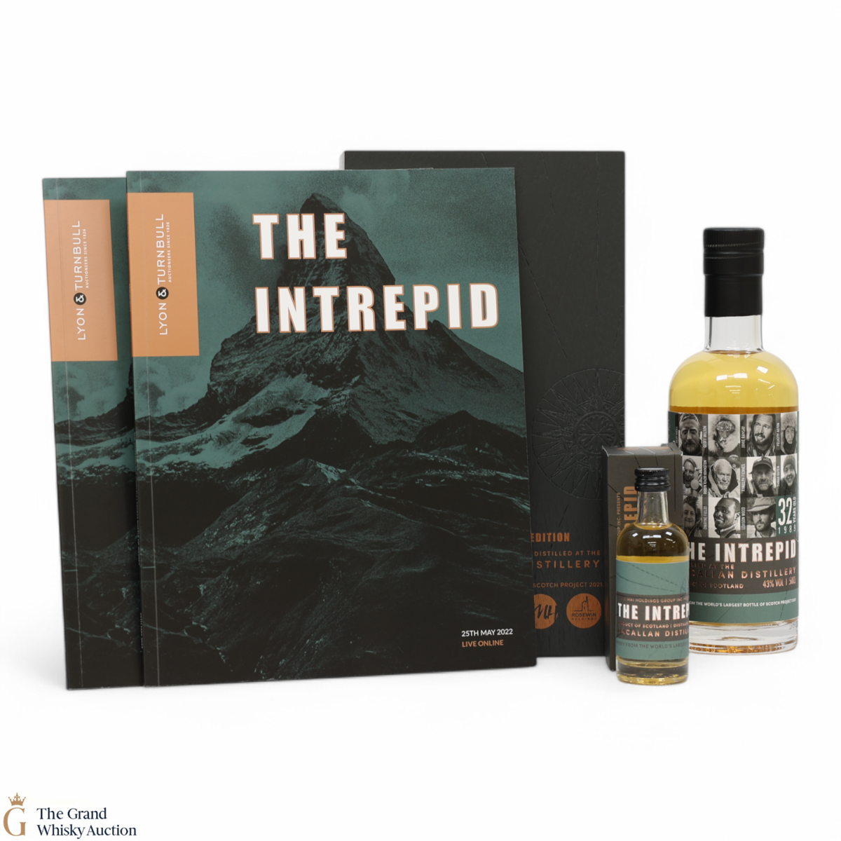 Macallan - 32 Year Old 1989 - The Intrepid Limited Edition - With Miniature & Book (1x50cl & 1x5cl)