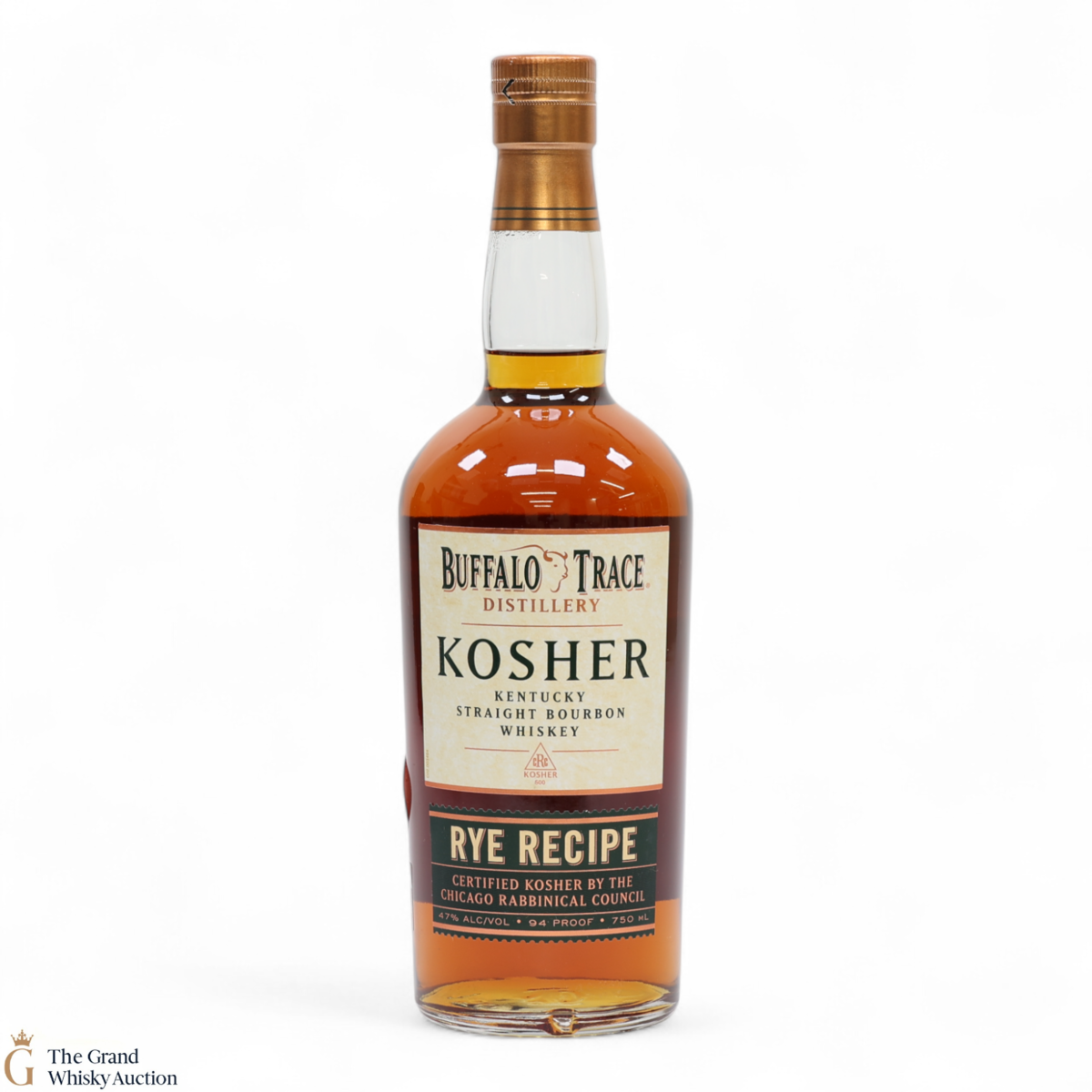 Buffalo Trace - Kosher Straight Rye Recipe 94 Proof (75cl)