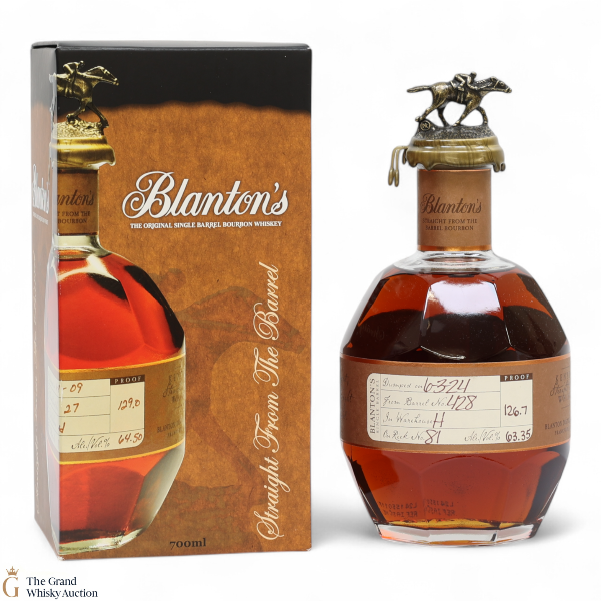 Blanton's - Straight From The Barrel - Cask Strength (63.35% ABV)