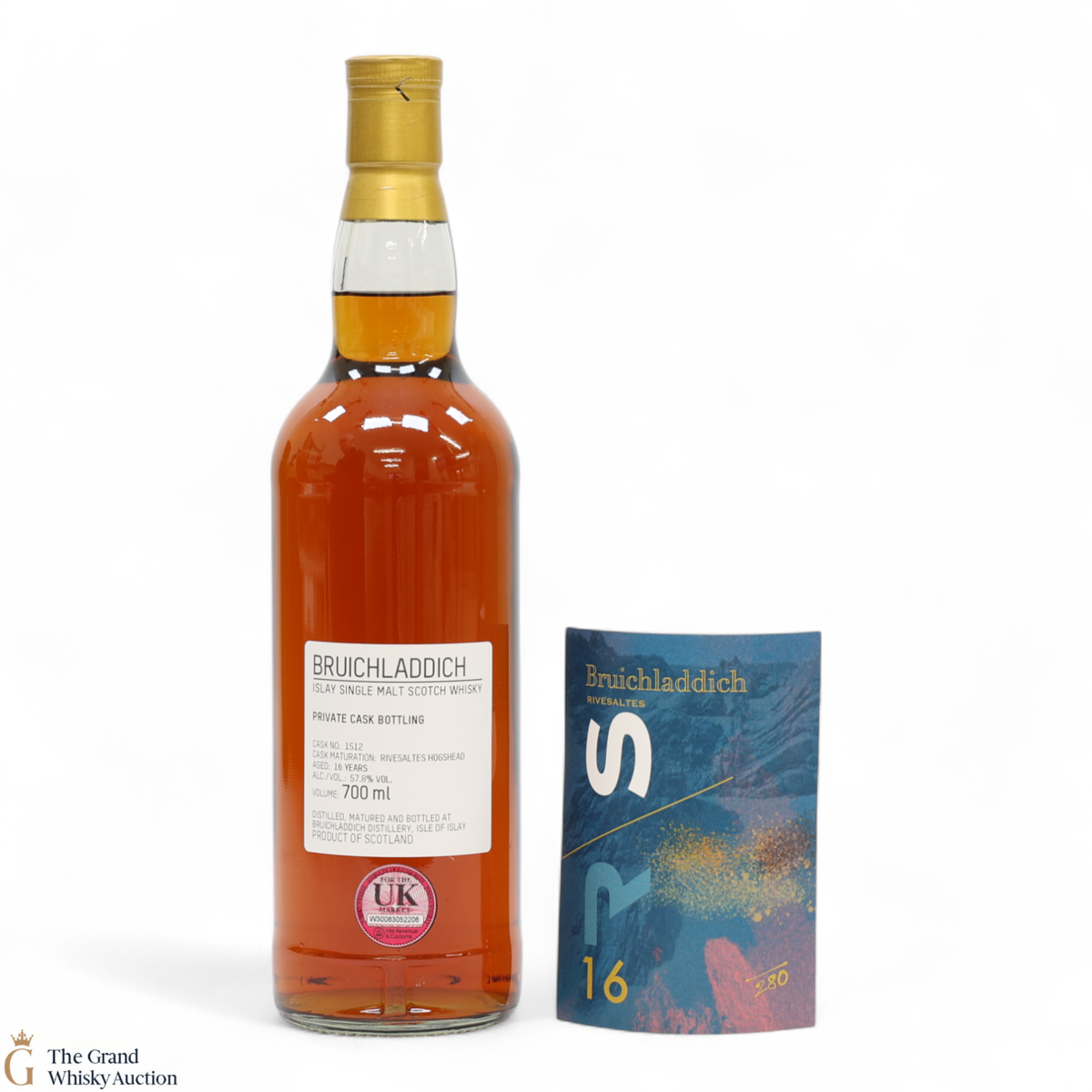 Bruichladdich - 16 Year Old - Rivesaltes Hogshead #1512 - Private Cask