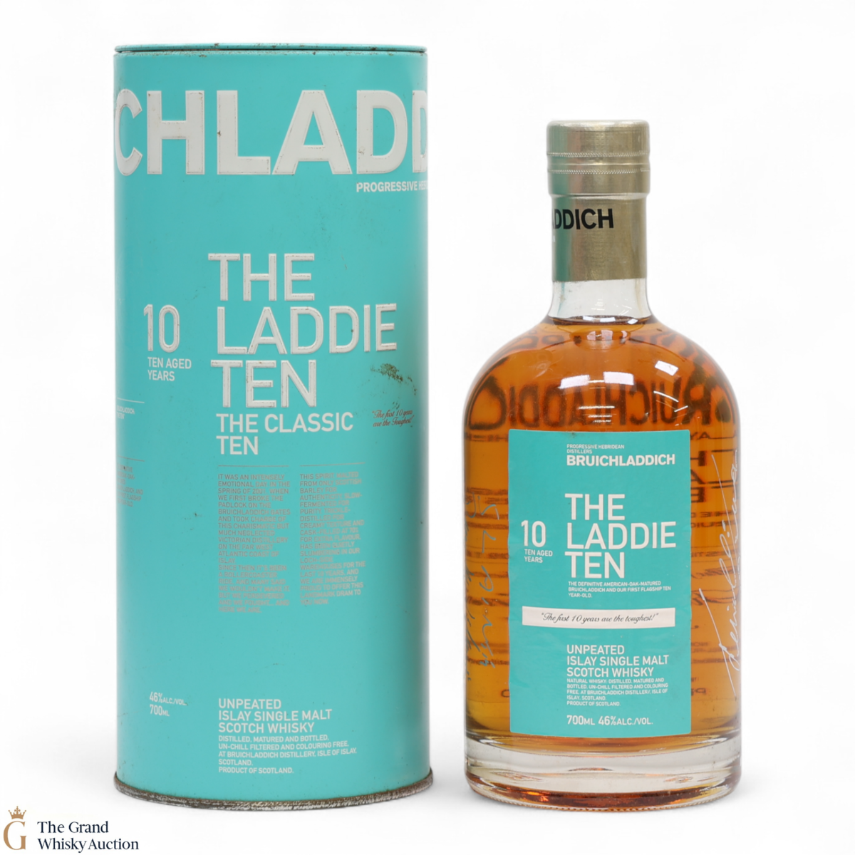 Bruichladdich - 10 Year Old -  The Laddie Ten - Classic Ten (SIGNED)