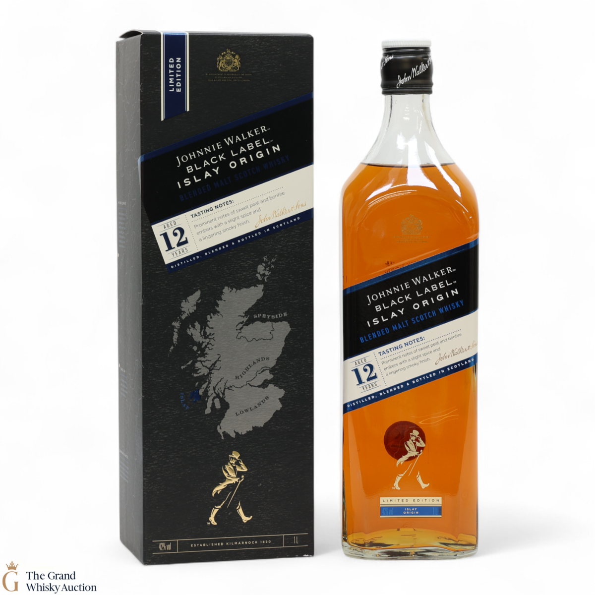 Johnnie Walker - 12 Year Old -  Black Label - Islay Origin 1L