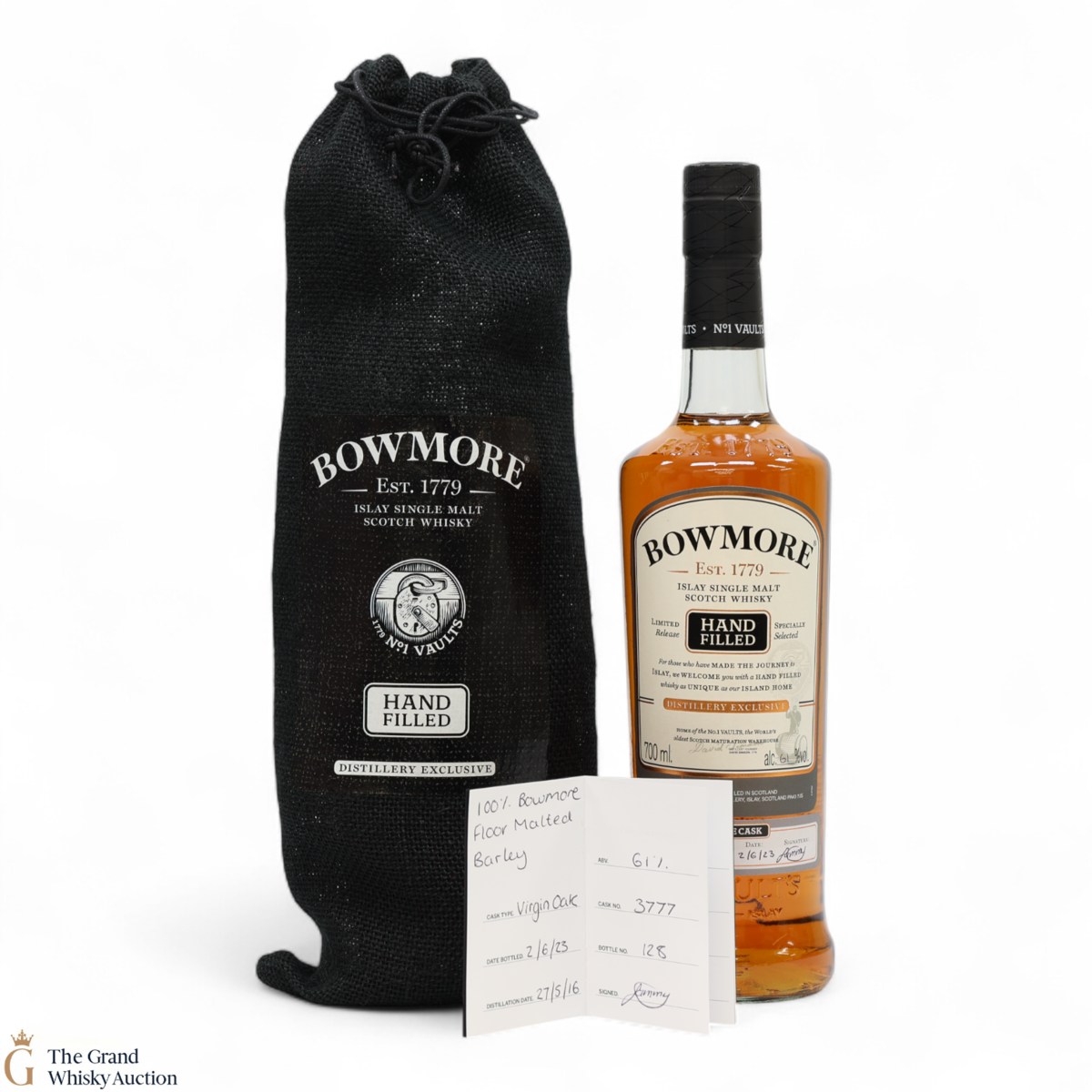Bowmore - 7 Year Old - 2016 Hand Filled - Cask #3777