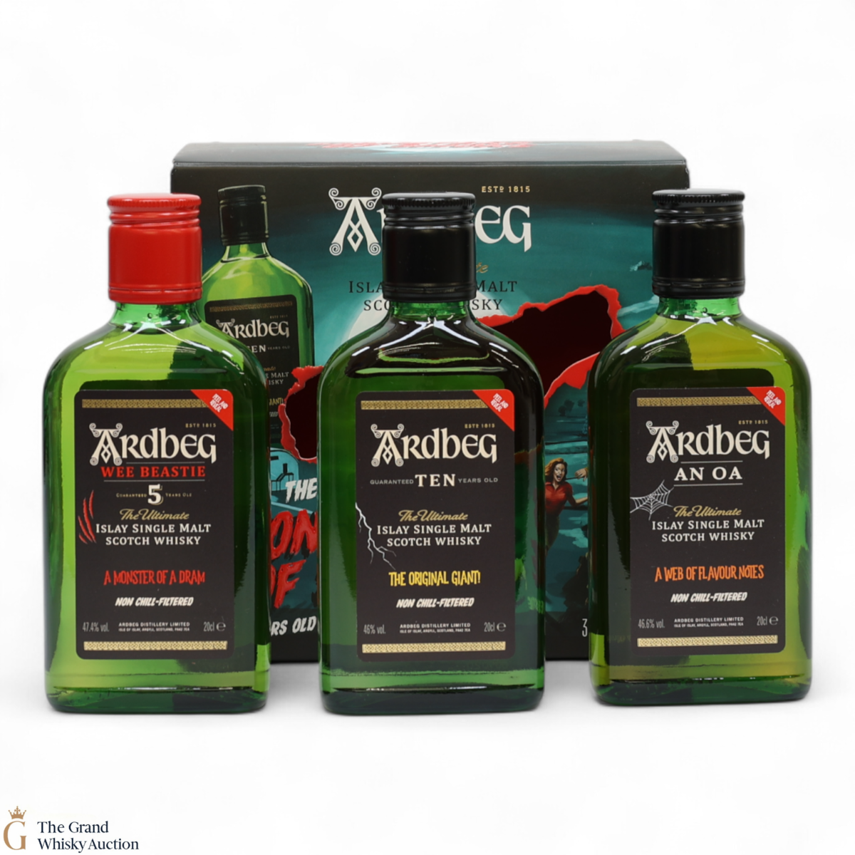 Ardbeg - The Three Monsters Of Smoke 3 x 20cl