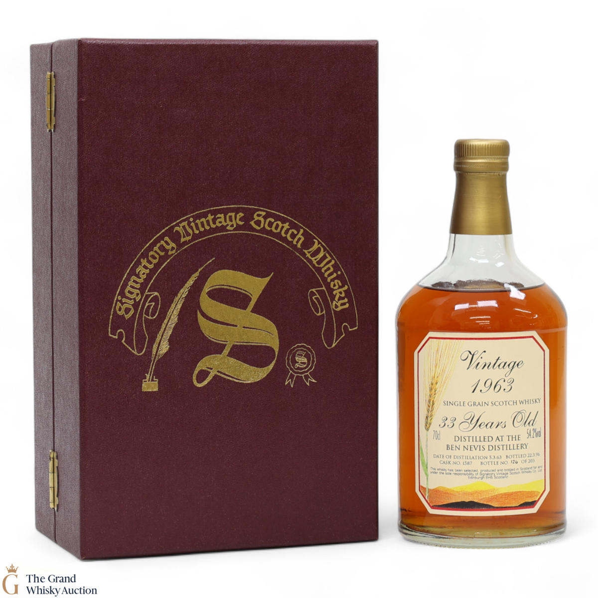 Ben Nevis - 33 Year Old 1963 - Single Cask #1587 - Signatory Vintage