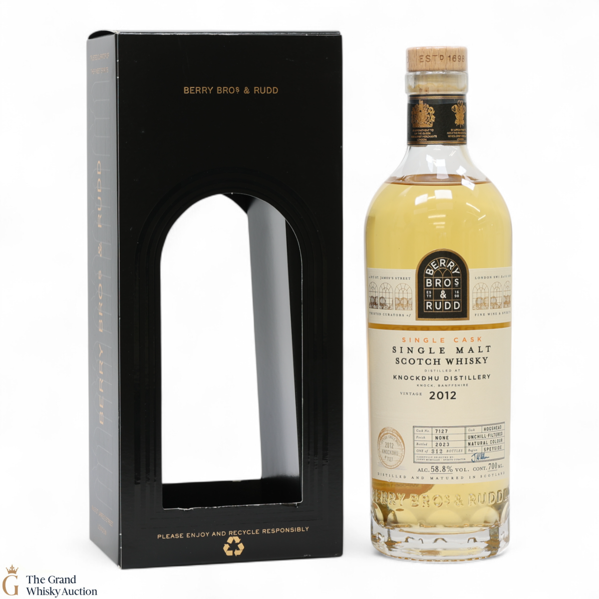 Knockdhu - 2012 - Single Cask #7127 - Berry Bro's & Rudd  