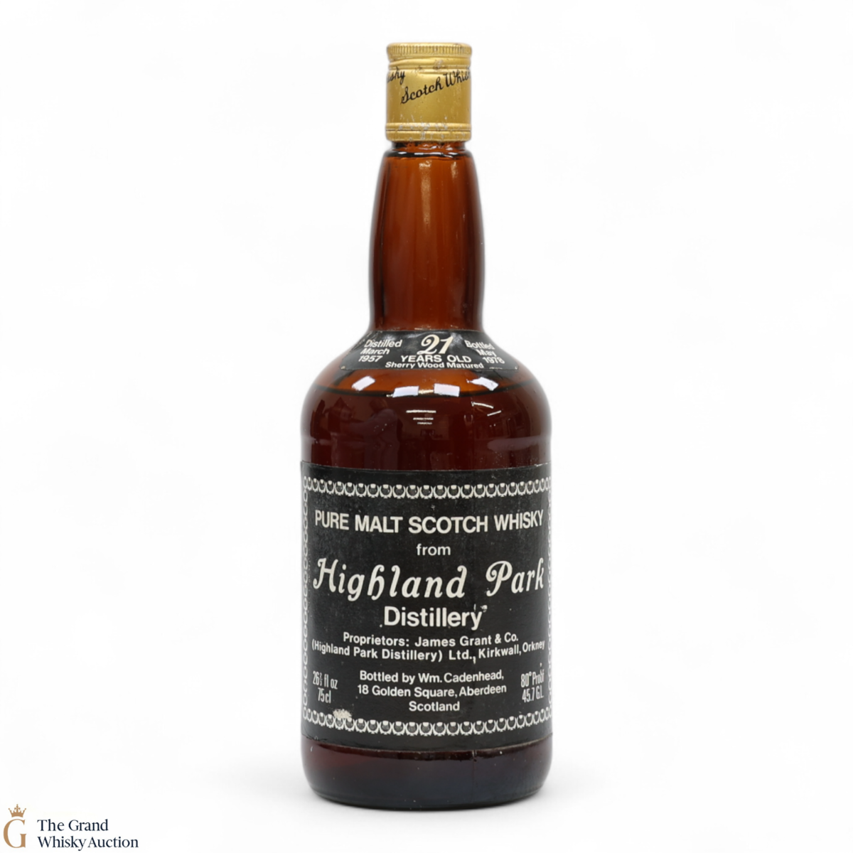 Highland Park - 21 Year Old 1957 - Sherry Wood Matured - Cadenhead (75cl)