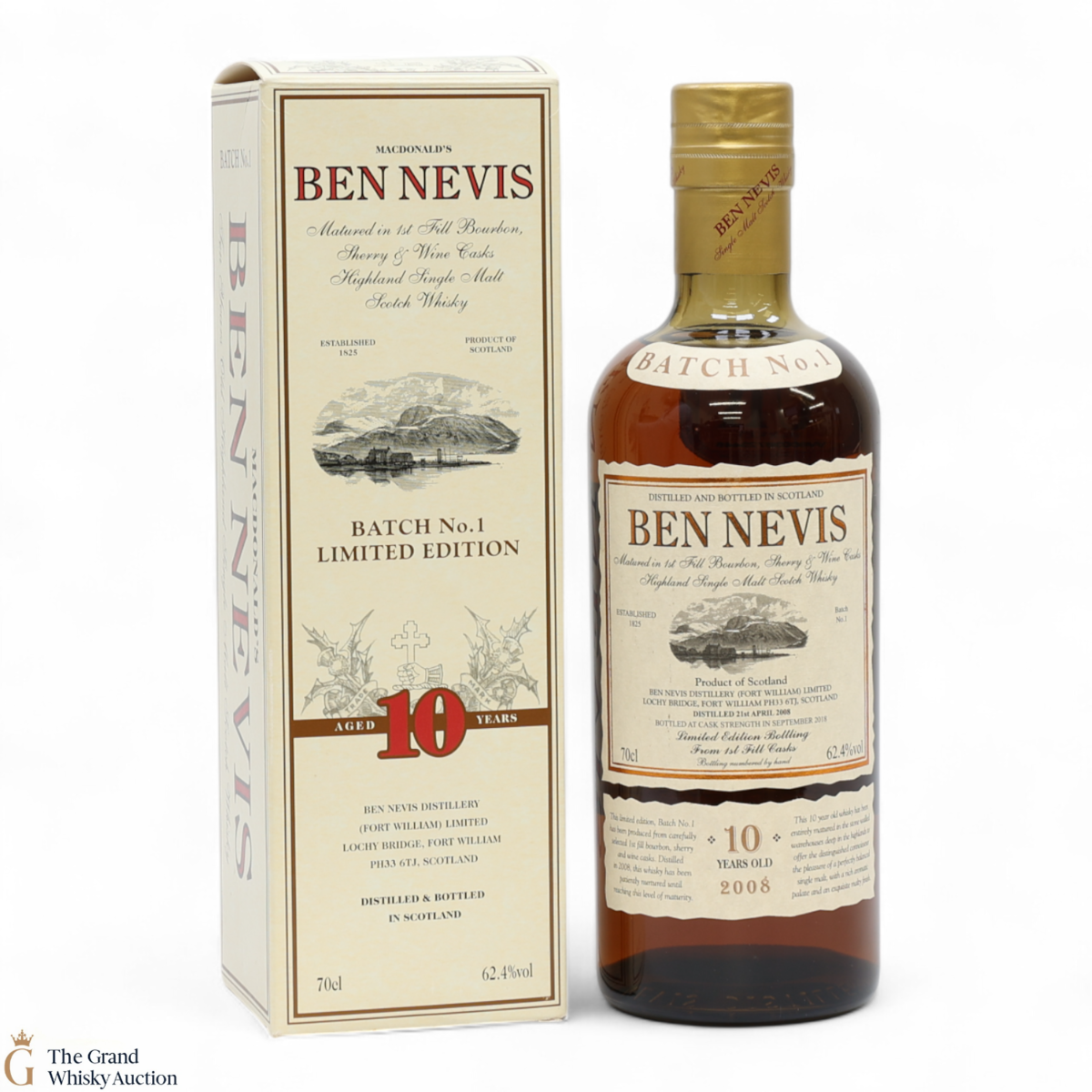 Ben Nevis - 10 Year Old 2008 Cask Strength Batch #1