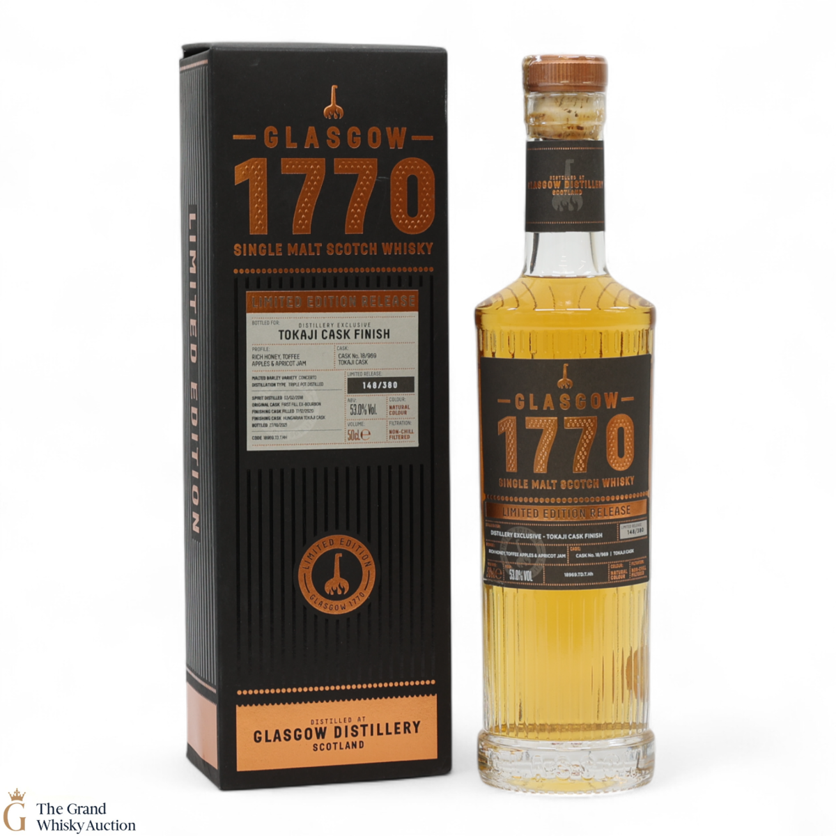 Glasgow - 1770 - Tokaji Cask Finish #18/969 - Distillery Exclusive (50cl)