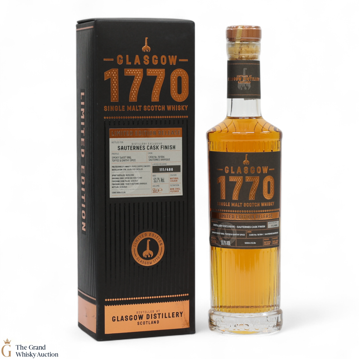 Glasgow - 1770 - Sauterness Cask Finish #18/994 - Distillery Exclusive (50cl)