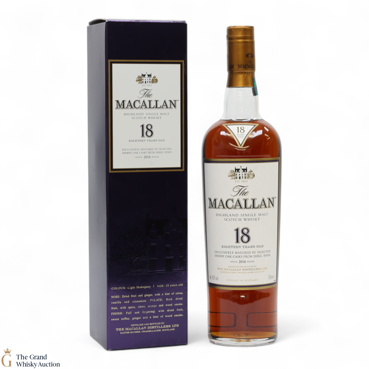 Macallan - 18 Year Old - Sherry Oak (2016)