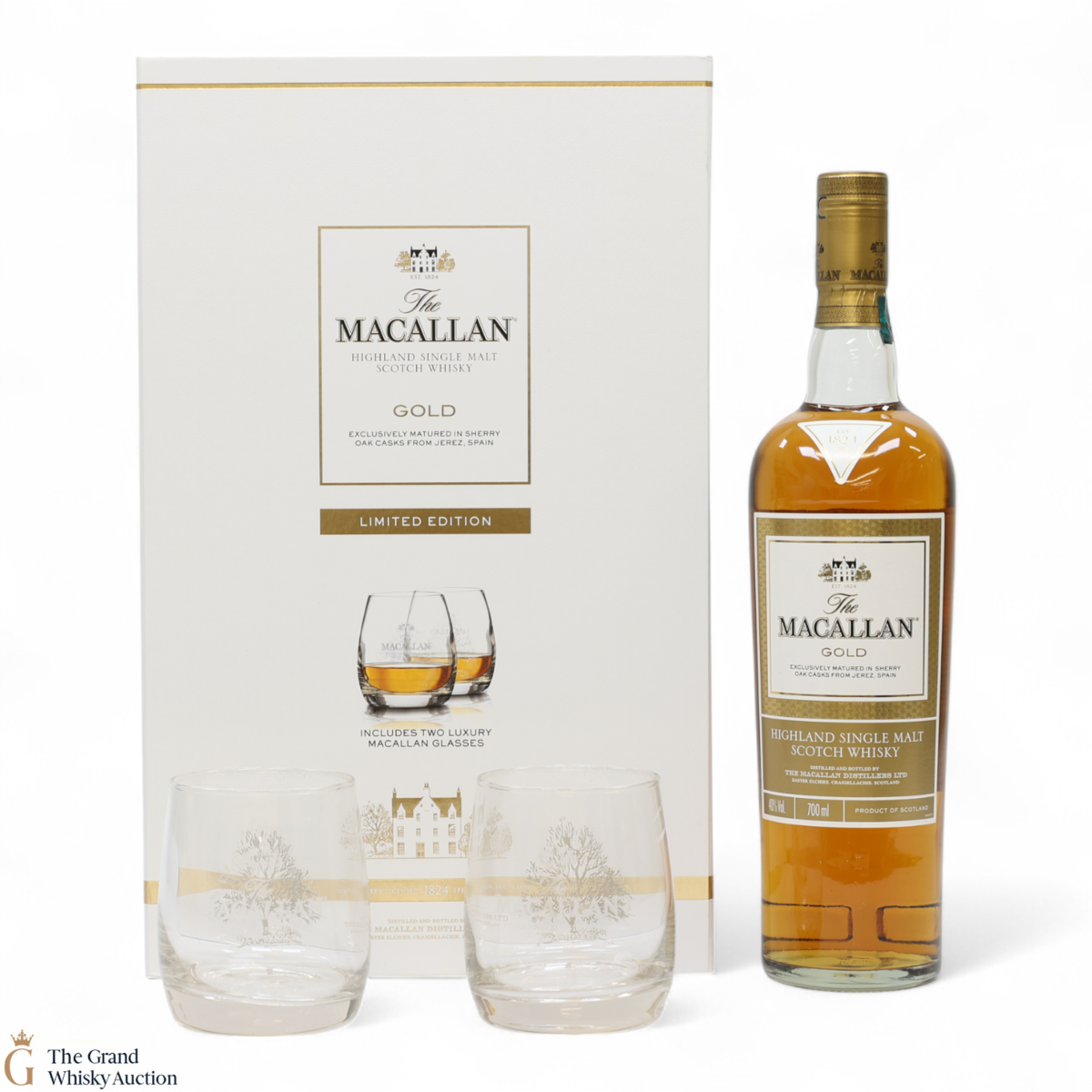 Macallan - Gold (Limited Edition with 2 x Glasses)