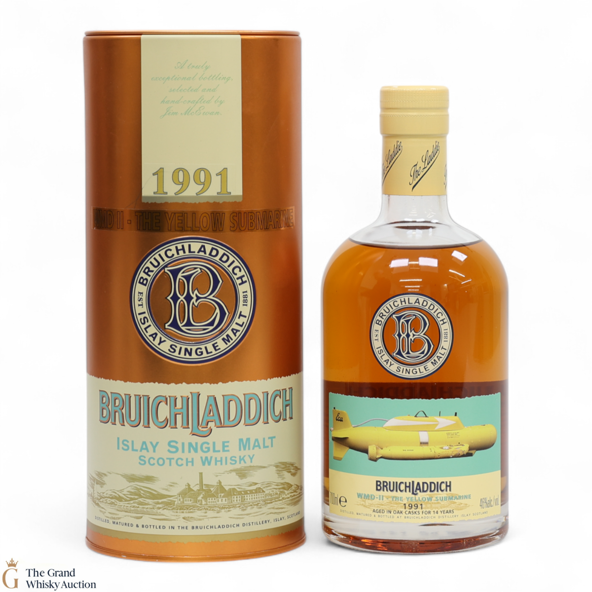 Bruichladdich - 14 Year Old 1991 - Yellow Submarine WMDII