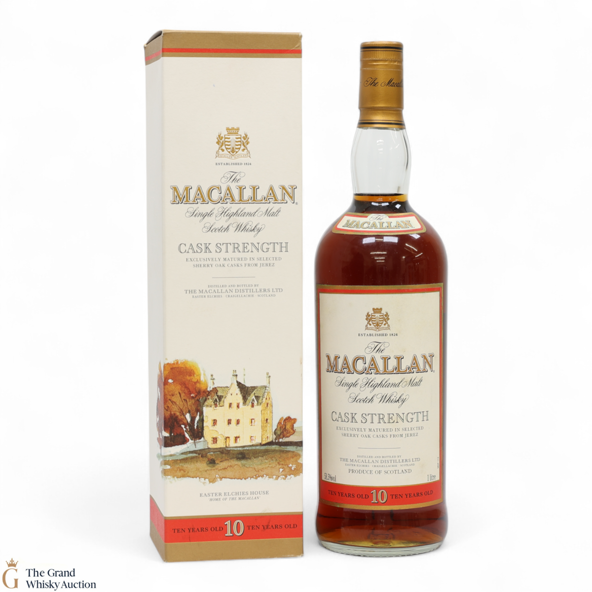 Macallan - 10 Year Old Cask Strength - 58.5% (1L)