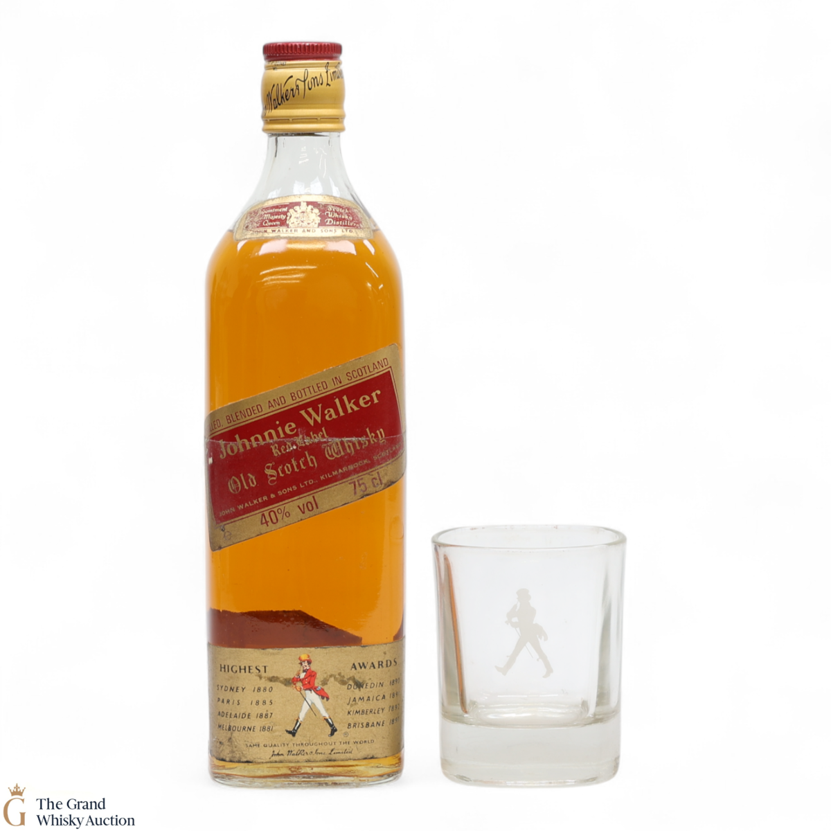 Johnnie Walker - Red Label - With Glass (75cl)