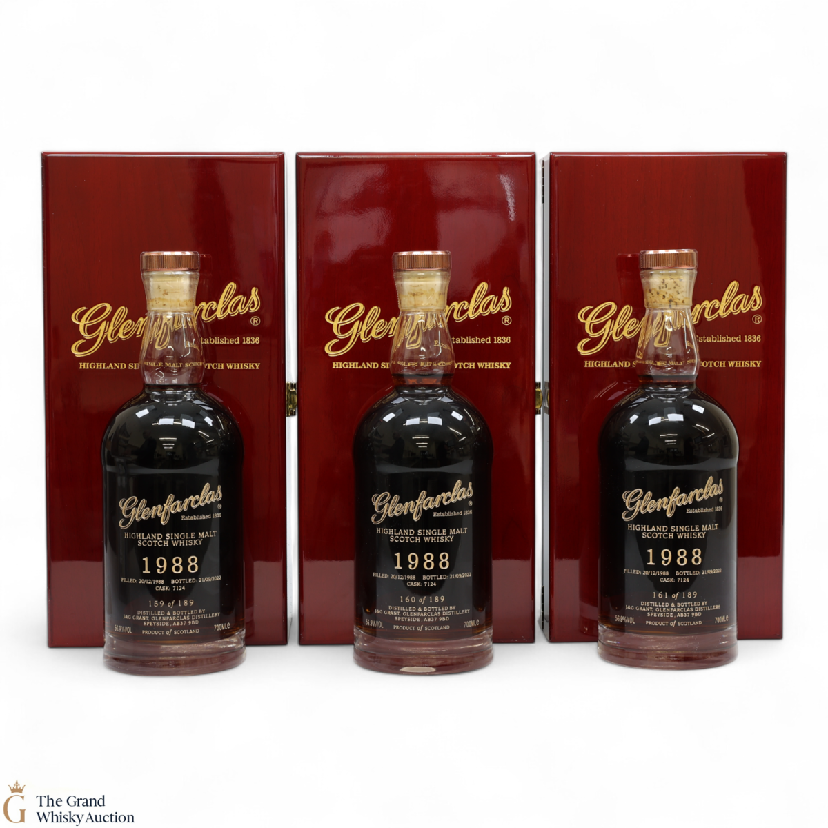 Glenfarclas - 33 Year Old 1988 - Single Cask #7124 (3x70cl)