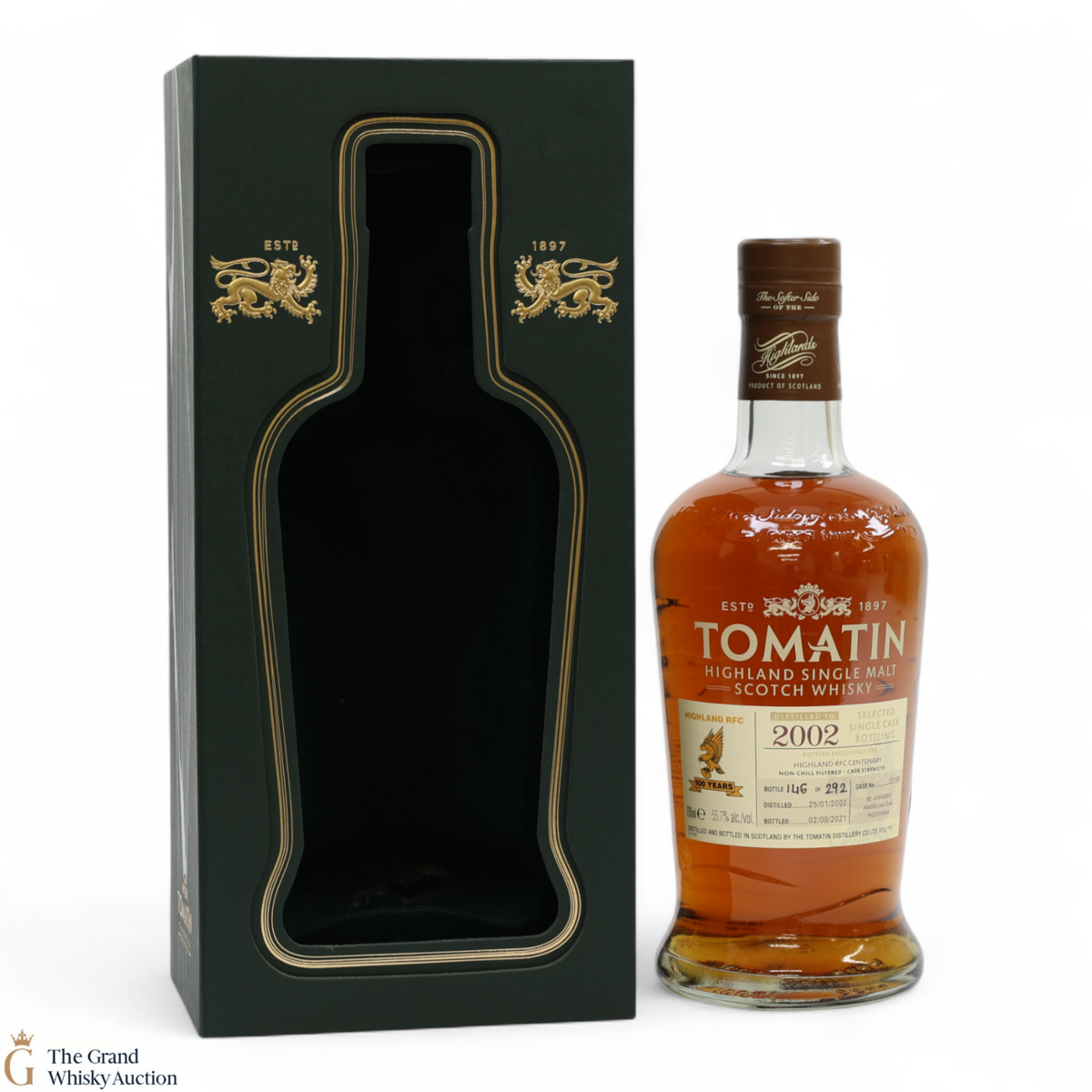 Tomatin - 2002 Single Cask #33199 Re-Charred American Oak Hogshead - Highland RFC Centenary