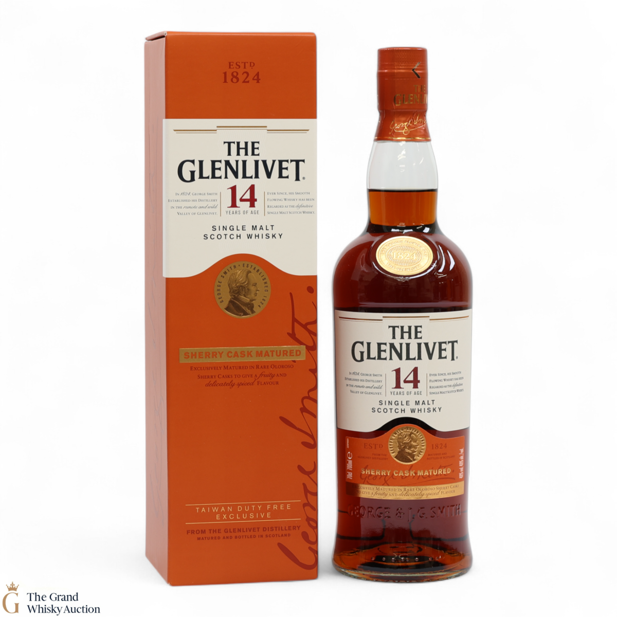 Glenlivet - 14 Year Old - Sherry Cask Matured - Taiwan Duty Free Exclusive