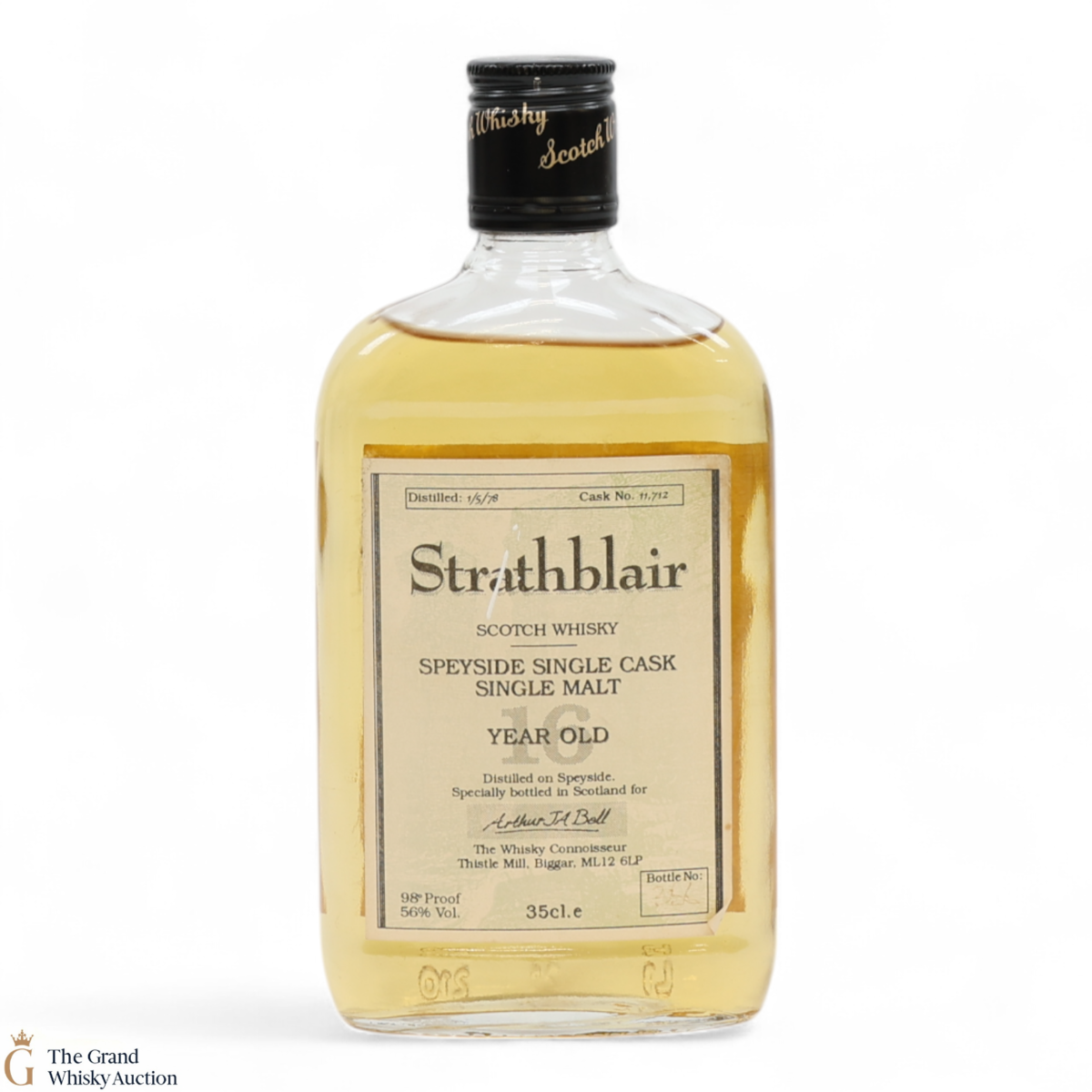 Strathblair - 16 Year Old 1978 - Single Cask #11712 - The Whisky Connoisseur (35cl)