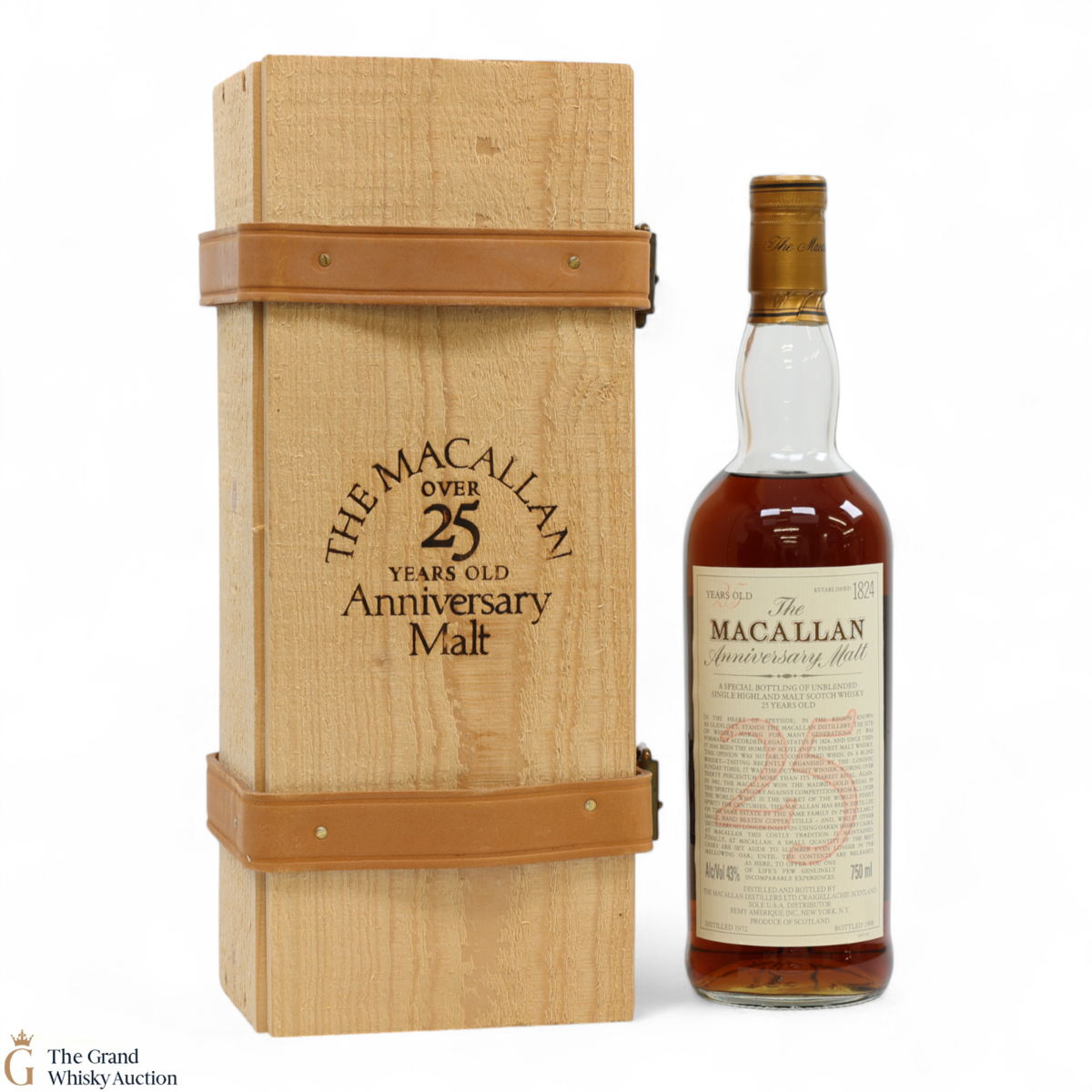 Macallan - 25 Year Old - 1972 Anniversary Malt 1998 (75cl)