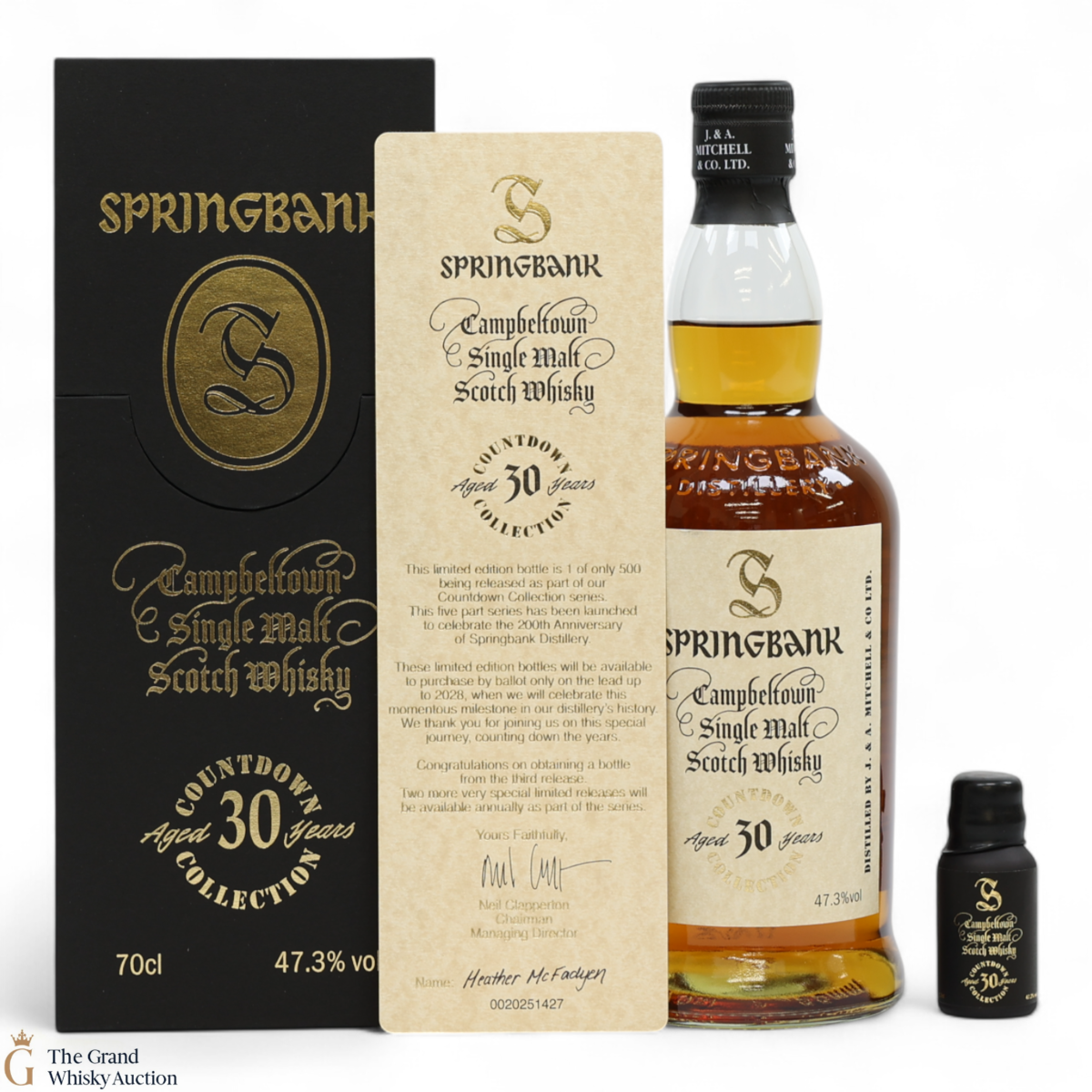 Springbank - 30 Year Old - Countdown Collection 2025 (1x70cl & 1x1.5cl)