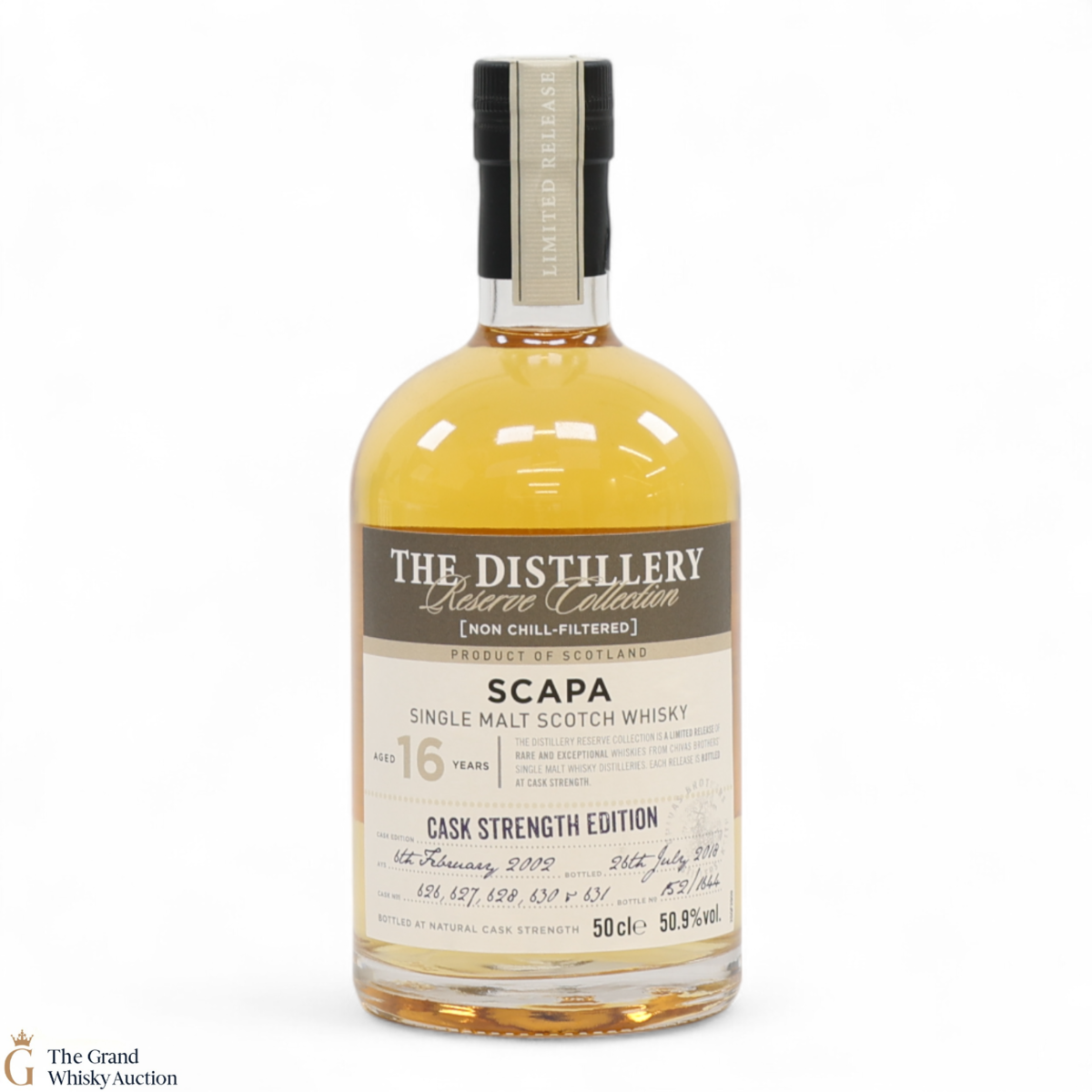 Scapa - 16 Year Old 2002 - Casks #626, 627, 628, 630 & 631- Distillery Reserve (50cl)