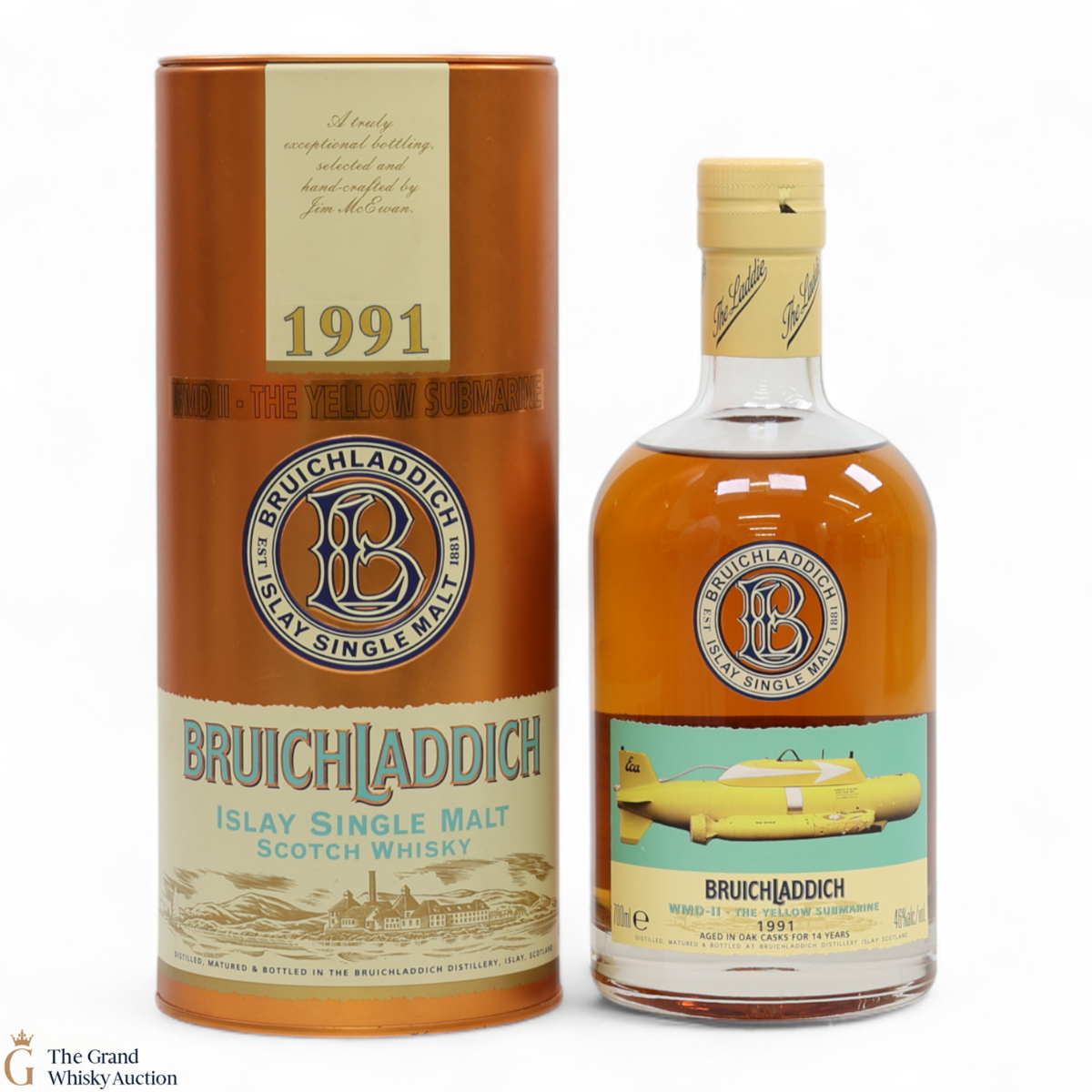 Bruichladdich - 14 Year Old 1991 - Yellow Submarine WMDII