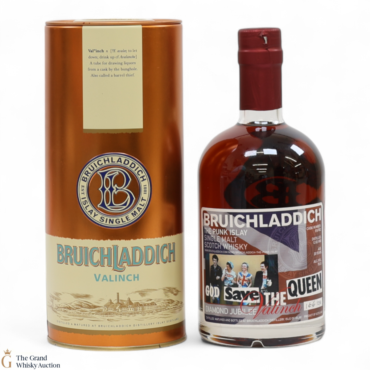 Bruichladdich - 20 Year Old - 1992 Valinch 'God Save the Queen' (50cl)