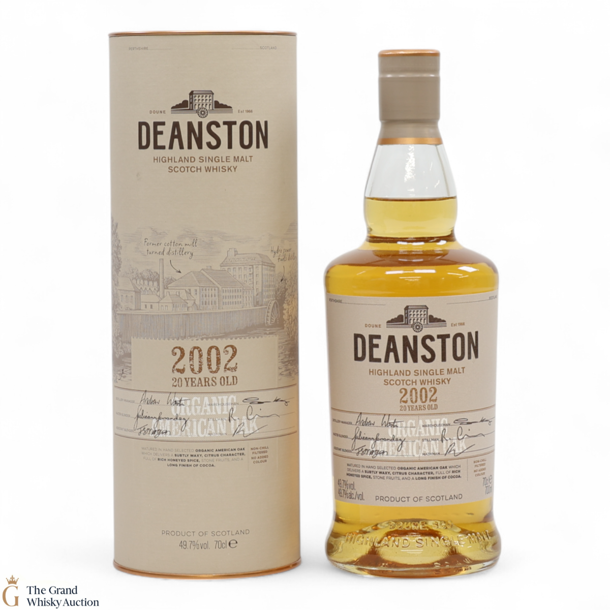 Deanston - 20 Year Old 2002 - Organic American Oak