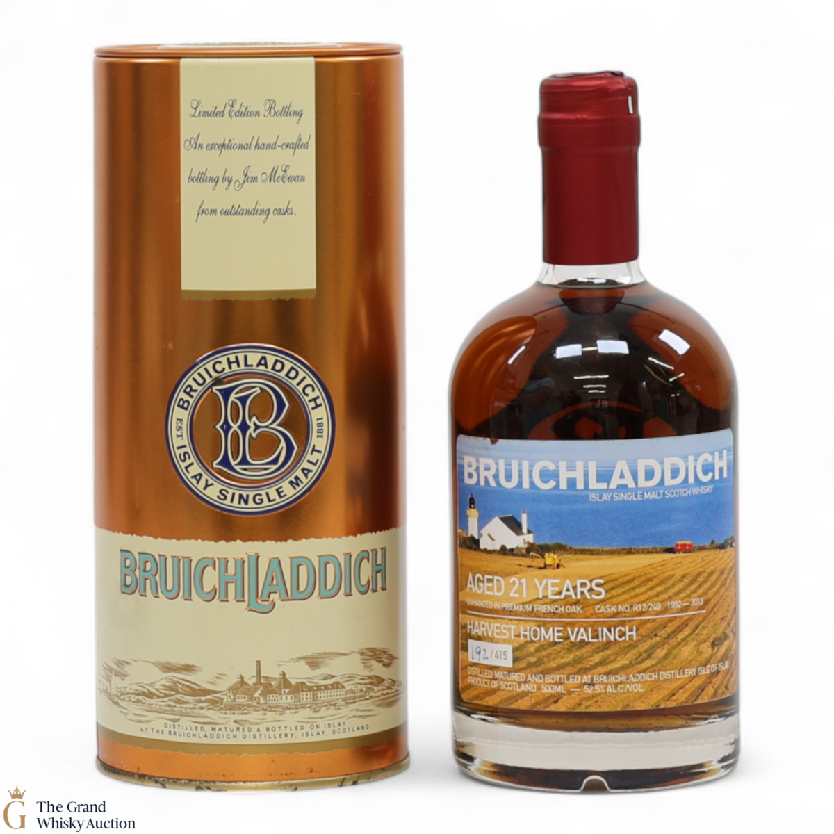 Bruichladdich - 21 Year Old 1992 - Harvest Home Valinch (50cl)