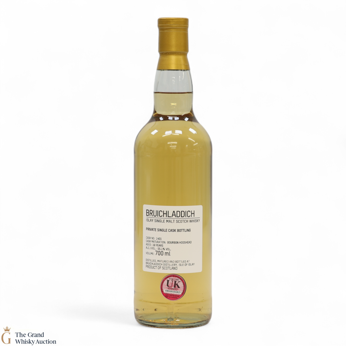 Bruichladdich - 19 Year Old - 1st Fill Bourbon Hogshead #1401 - Private Cask