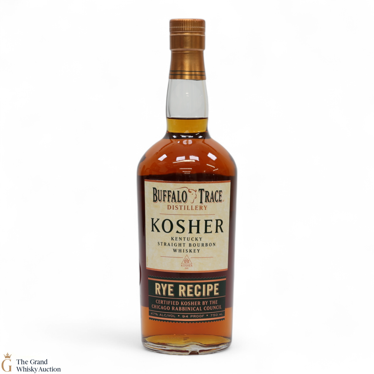 Buffalo Trace - Kosher Straight Rye Recipe 94 Proof (75cl)