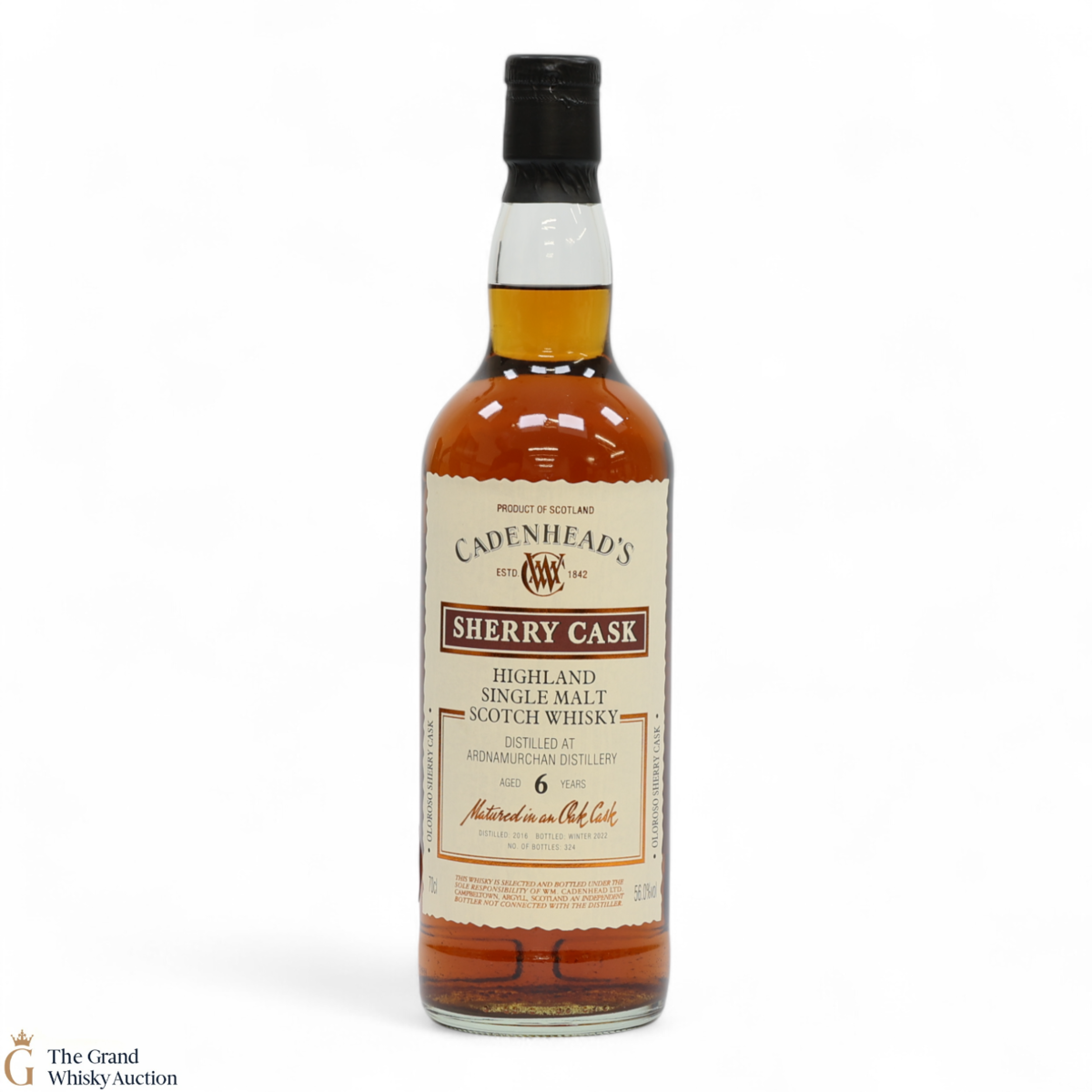 Ardnamurchan - 6 Year Old 2016 - Cadenhead's Sherry Cask 2022