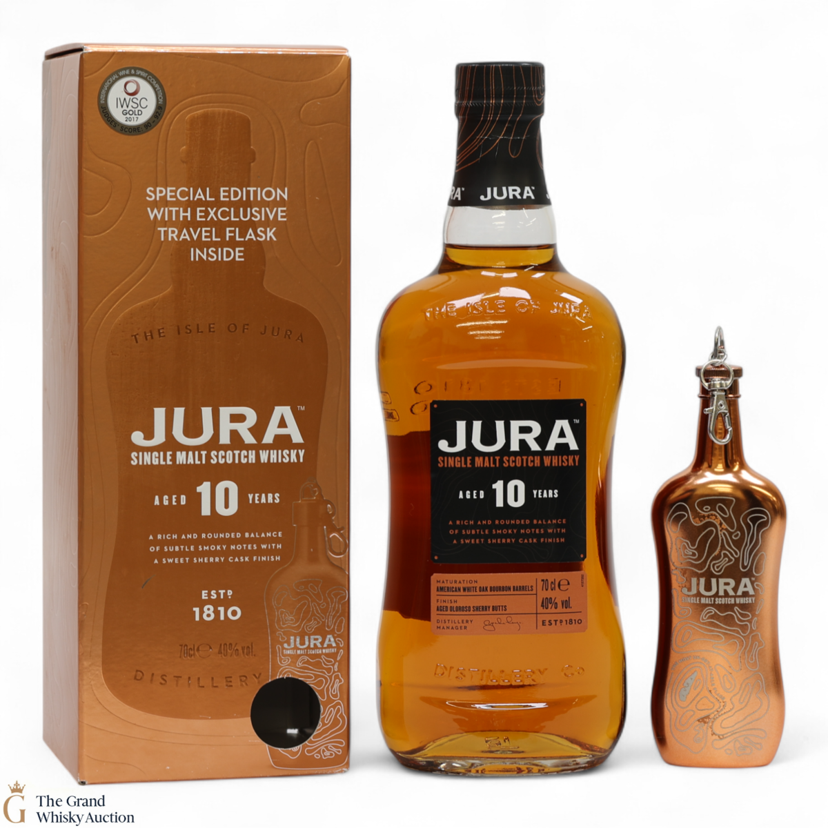 Jura - 10 Year Old & Flask