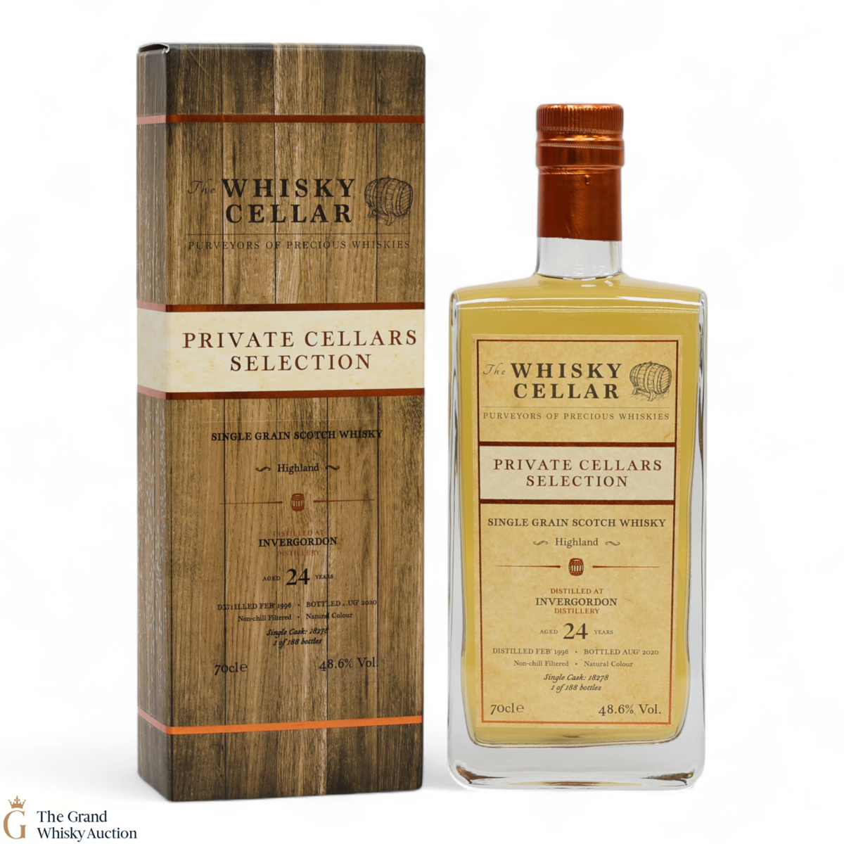 Invergordon - 24 Year Old 1996 - Single Grain #18278 - The Whisky Cellar Private Cellars Selection
