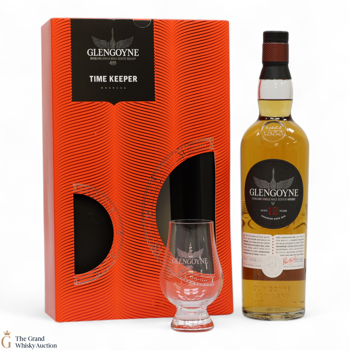 Glengoyne - 12 Year Old - Time Keeper Gift Set