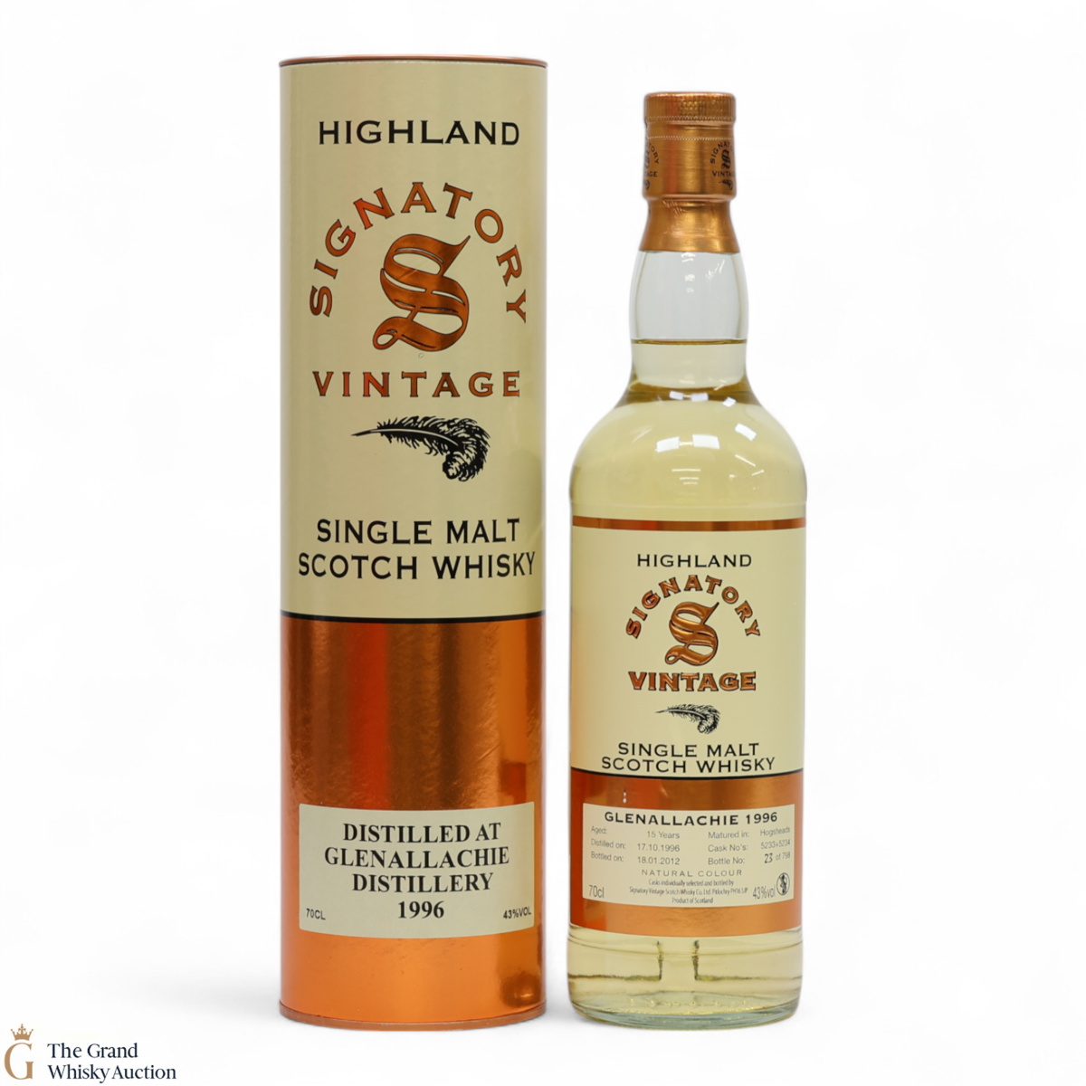 Glenallachie - 15 Year Old 1996 #5233 & 5234 - Signatory Vintage