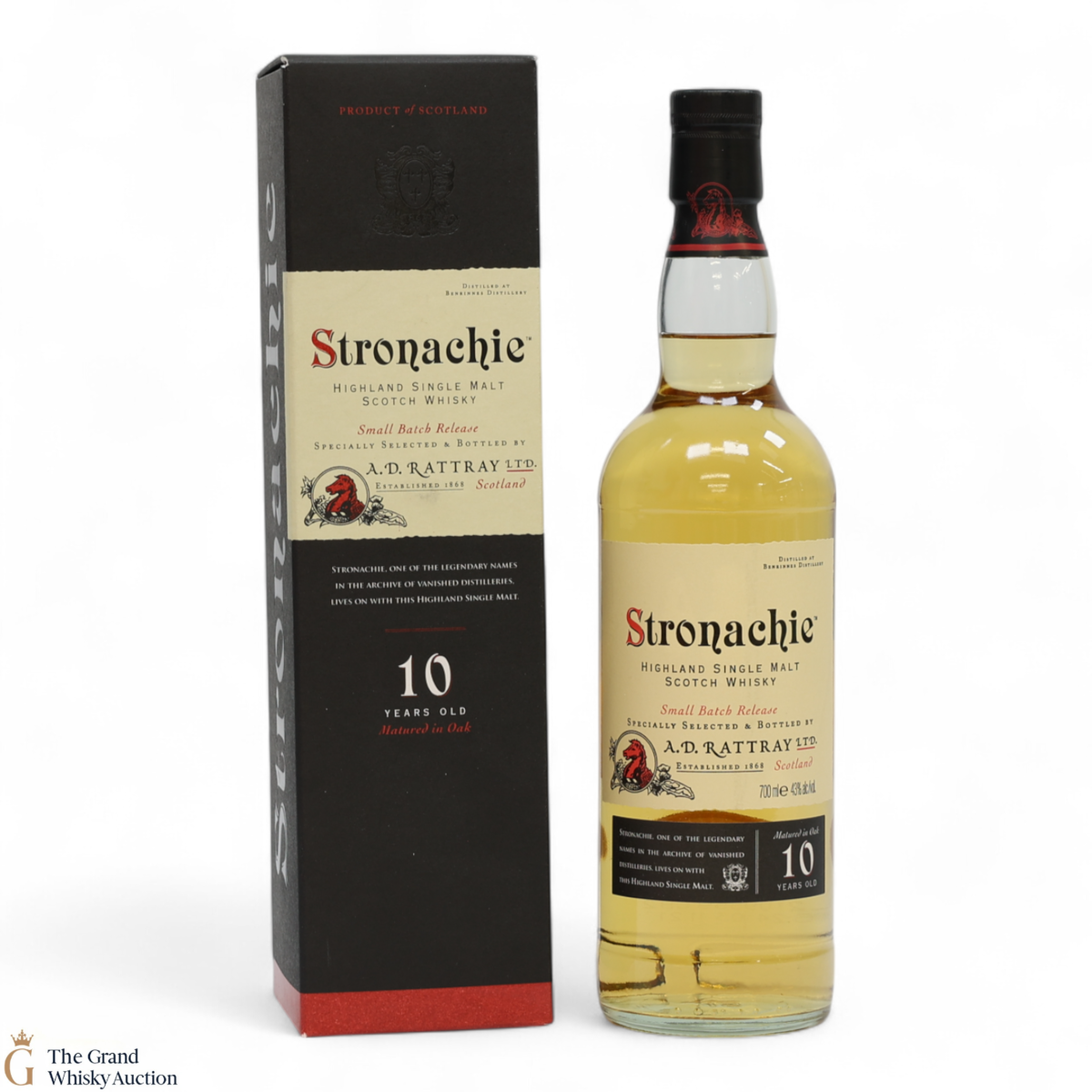 Benrinnes - Stronachie - 10 Year Old - A. D. Rattray