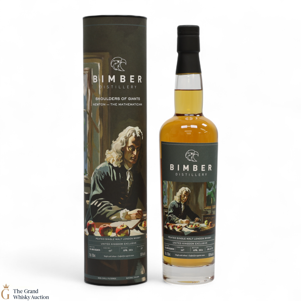 Bimber - Ex-Bourbon Single Cask #467 - Shoulders Of Giants - Newton - The Mathematician