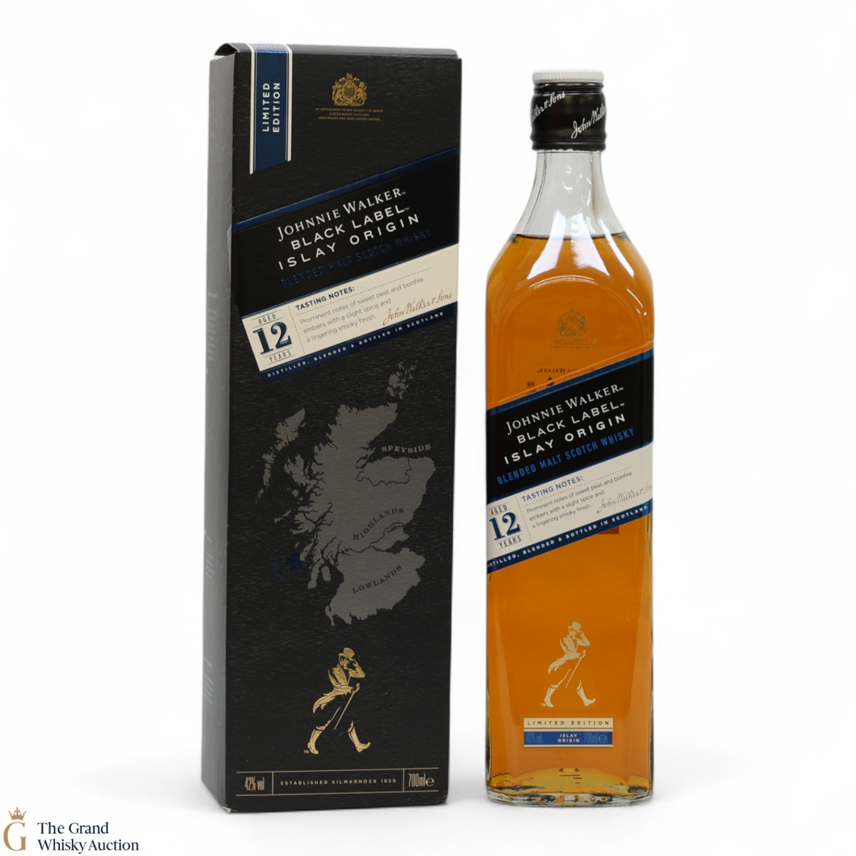 Johnnie Walker - 12 Year Old -  Black Label - Islay Origin 