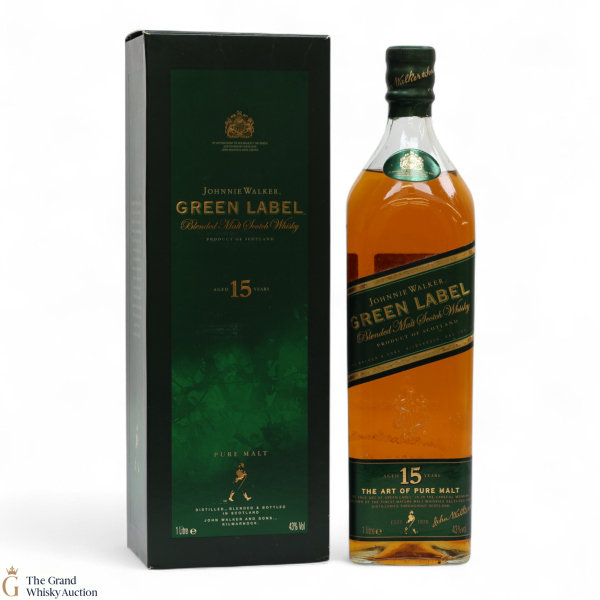 Johnnie Walker - 15 Year Old - Green Label (1L)