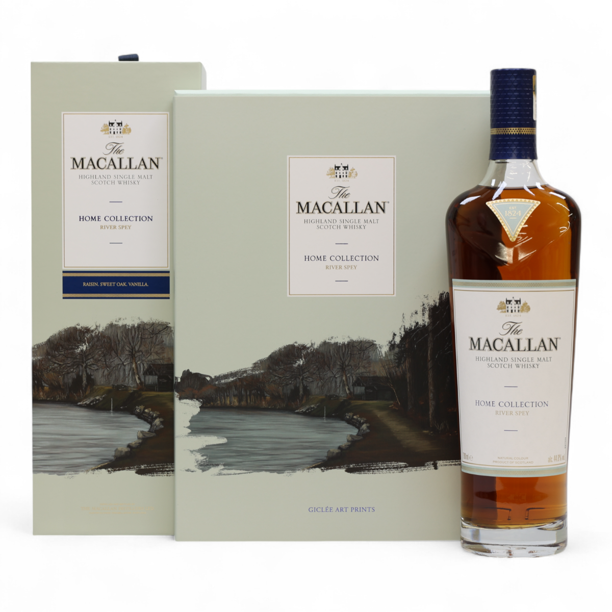 Macallan - Home Collection - River Spey (1x70cl) & Giclee Art Prints